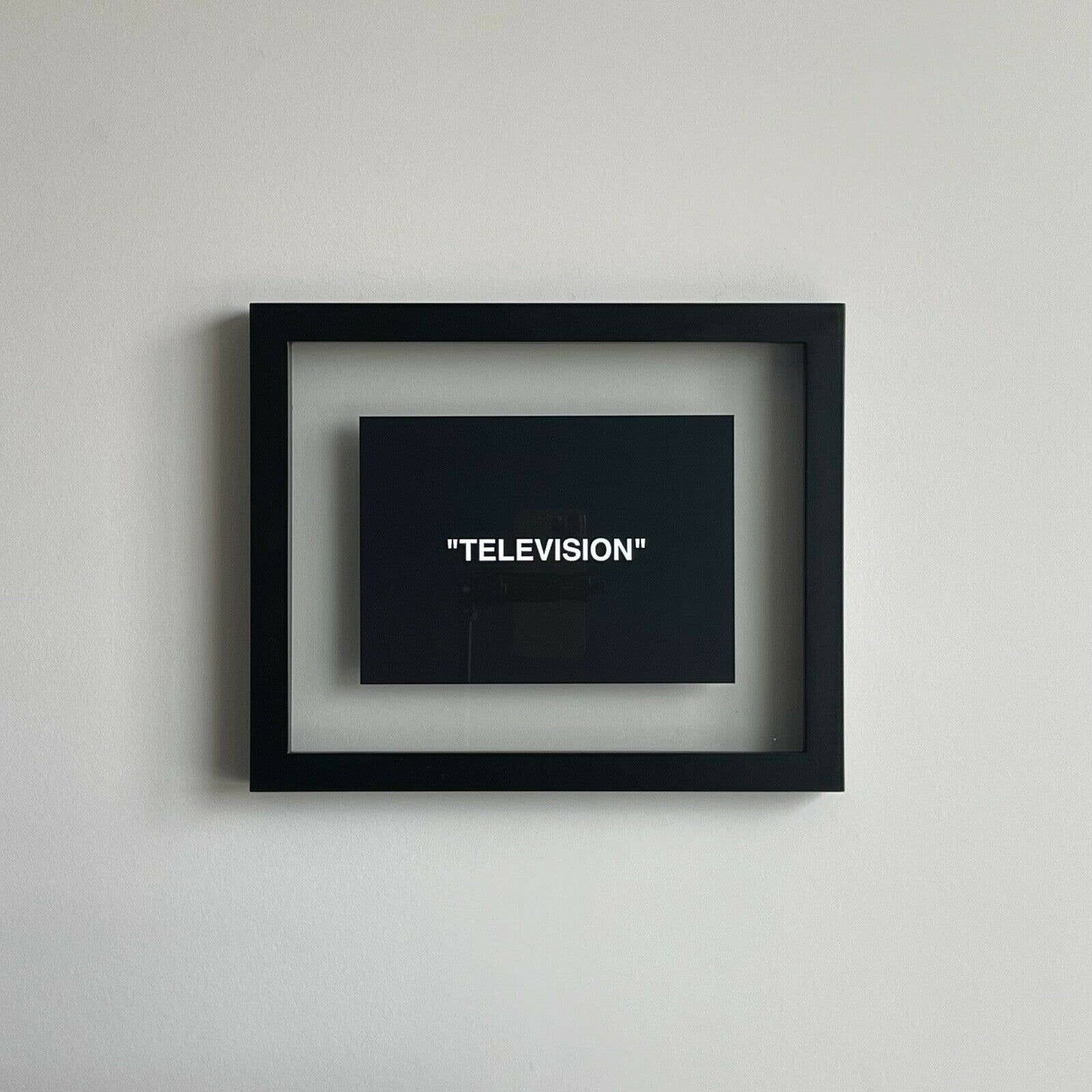 Virgil Abloh Virgil Abloh “Television” FOS Poster Size ONE SIZE - 4 Thumbnail