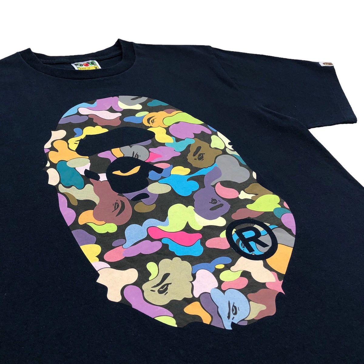 Bape OG Bape Multi Camo Big Head Tee Made In JAPAN Size US M / EU 48-50 / 2 - 2 Thumbnail