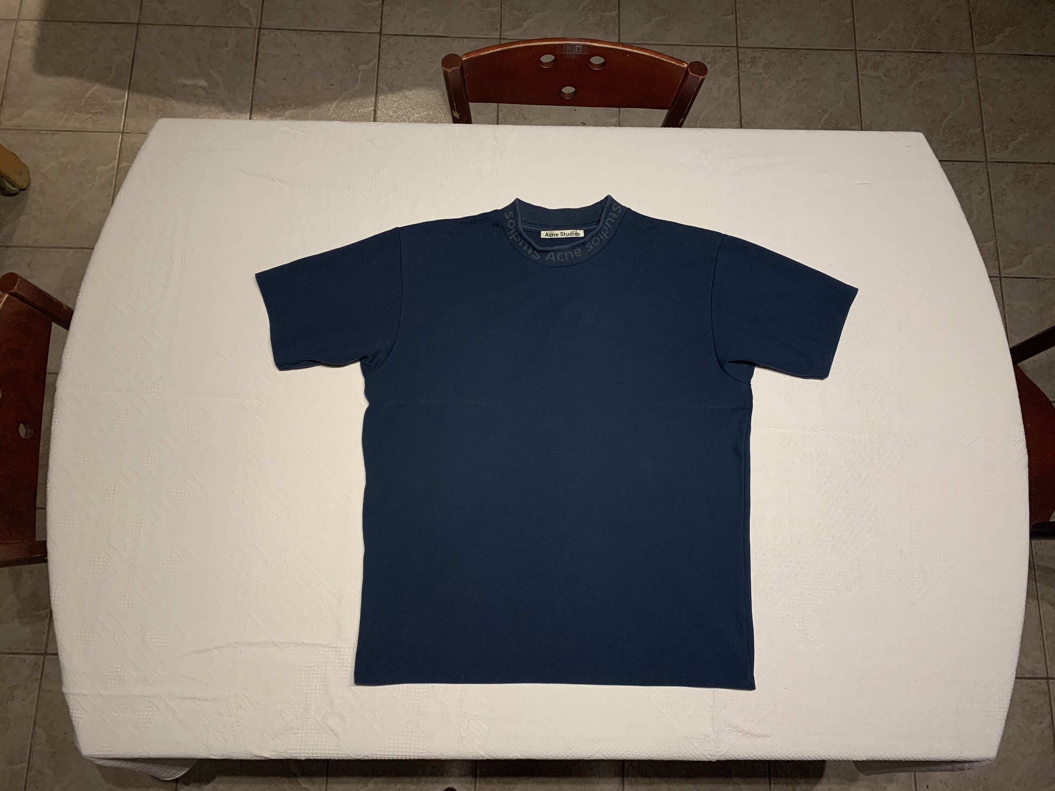 Acne Studios Acne Studios Navid Tee Mineral Blue Size US M / EU 48-50 / 2 - 1 Thumbnail