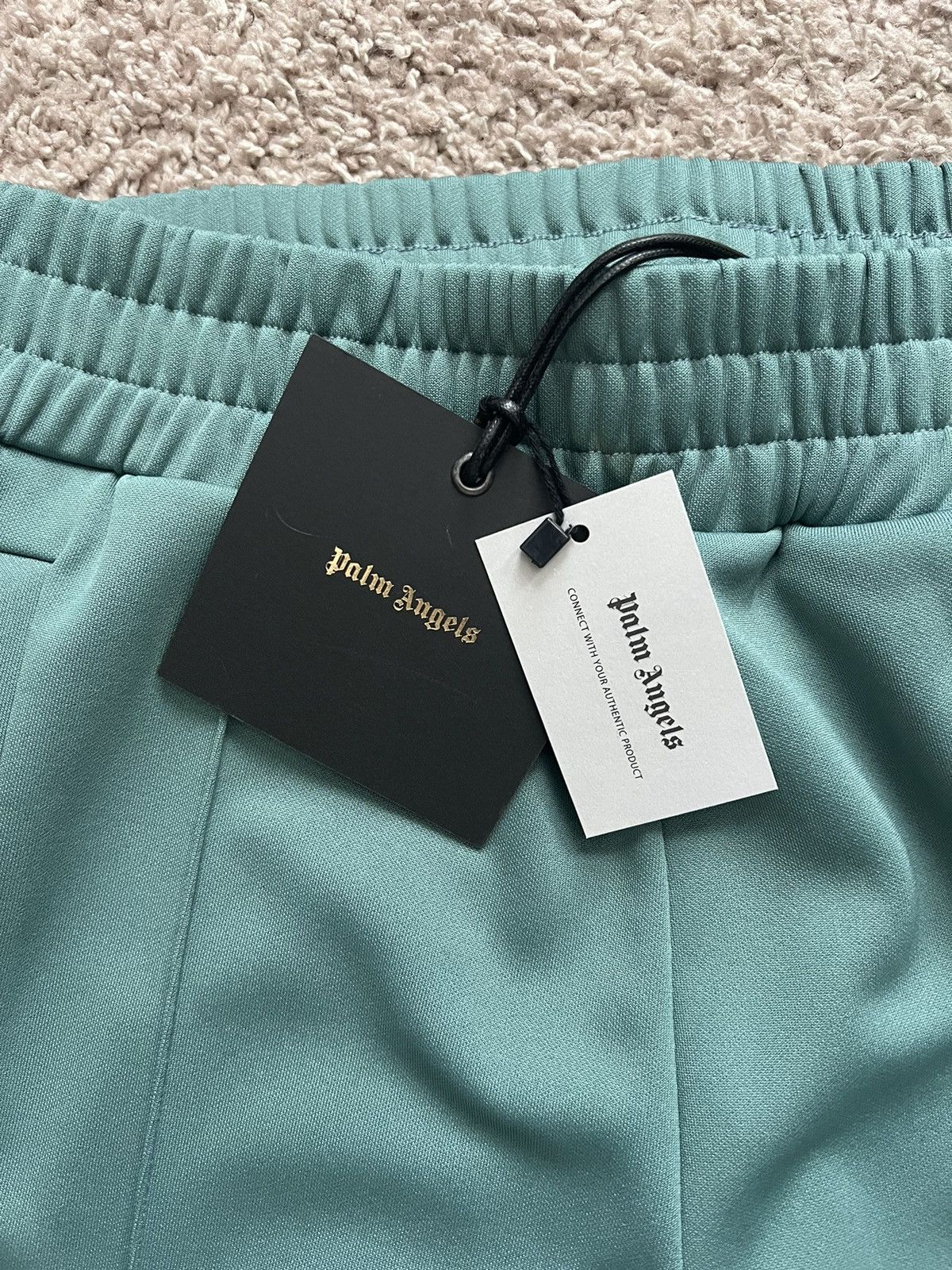 Palm Angels Palm Angels Men's Green Classic Track Pants *NWT* Size US 34 / EU 50 - 5 Thumbnail