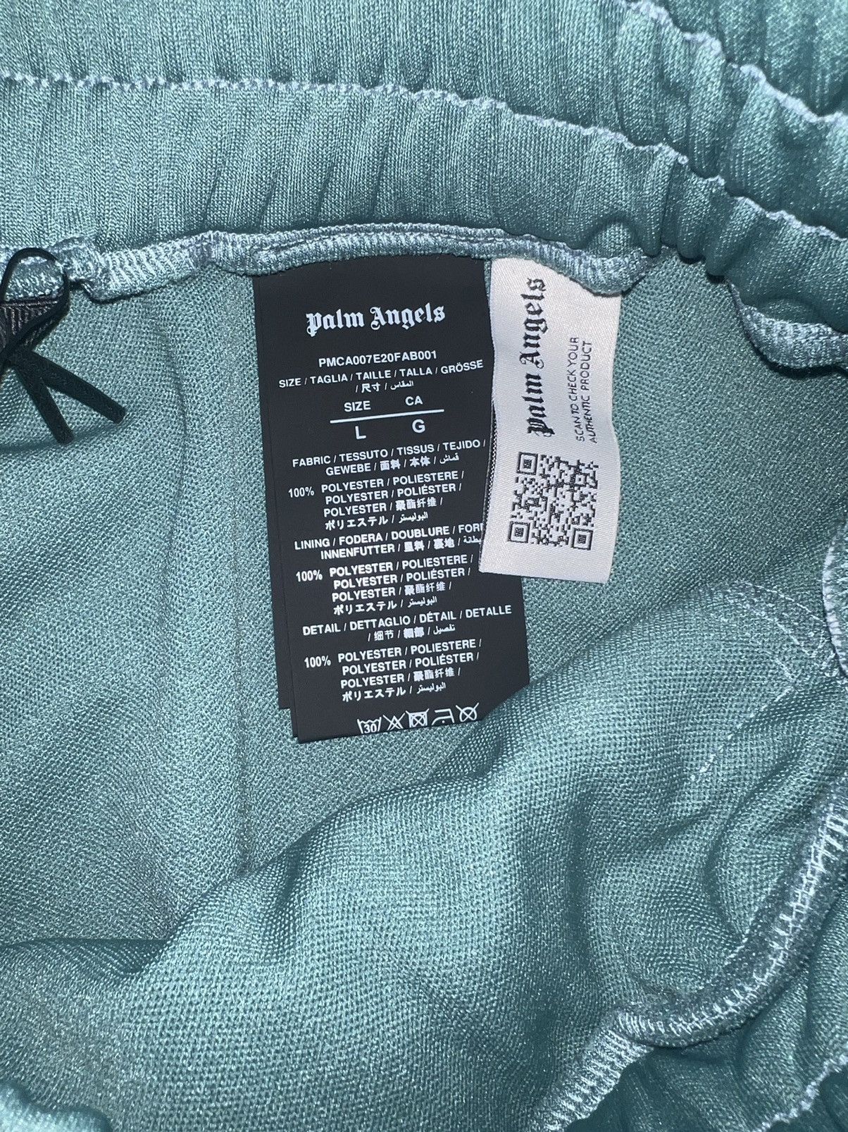 Palm Angels Palm Angels Men's Green Classic Track Pants *NWT* Size US 34 / EU 50 - 4 Thumbnail