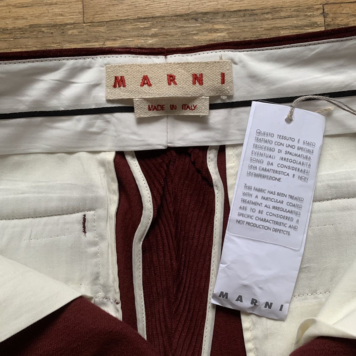 Marni FW2020 Waxed Corduroy Pants Size US 31 - 5 Thumbnail