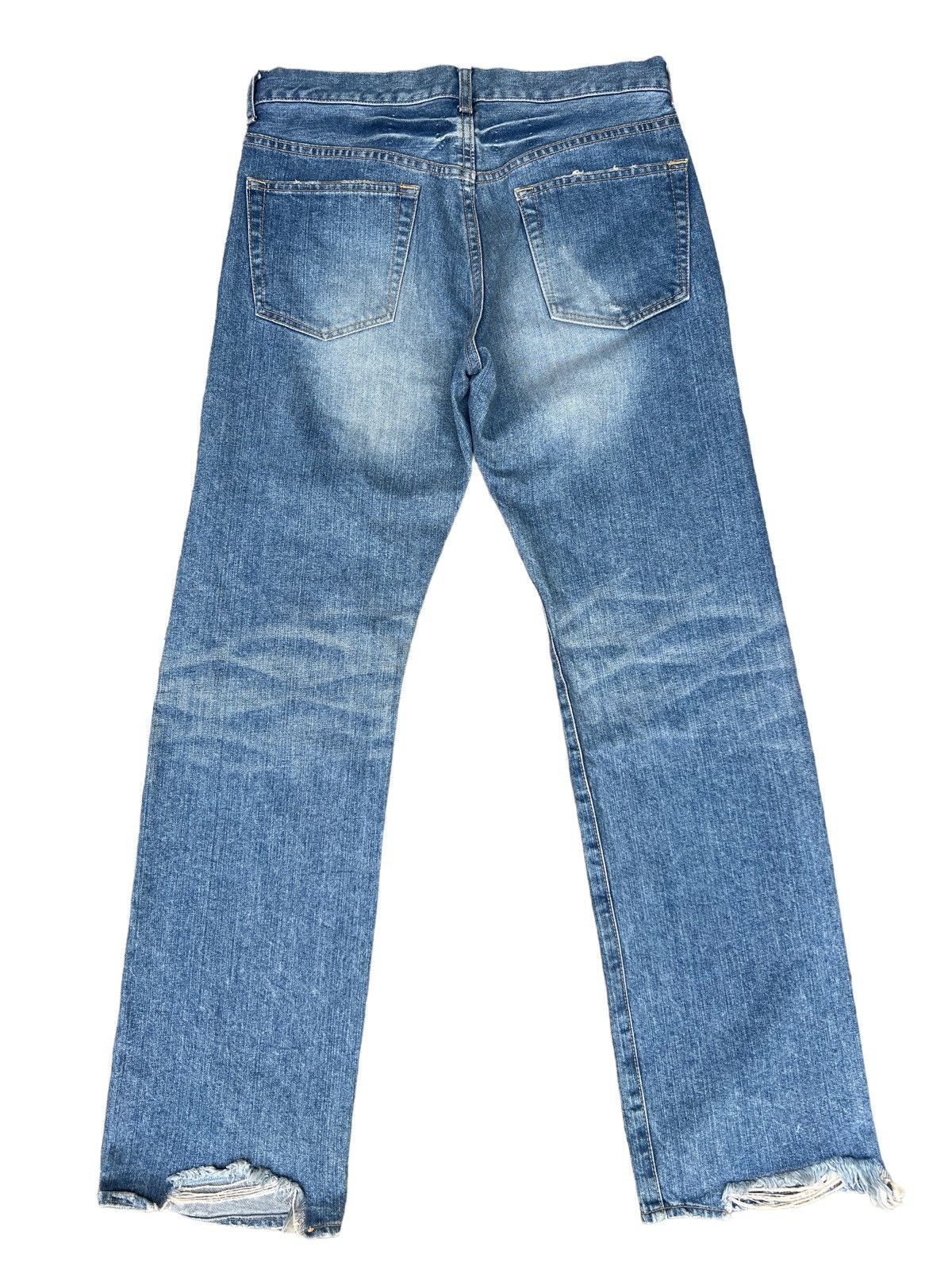 Takeo Kikuchi Takeo Kikuchi Jeans Japan Distressed Denim Jeans 33x31.5 Size US 33 - 3 Thumbnail