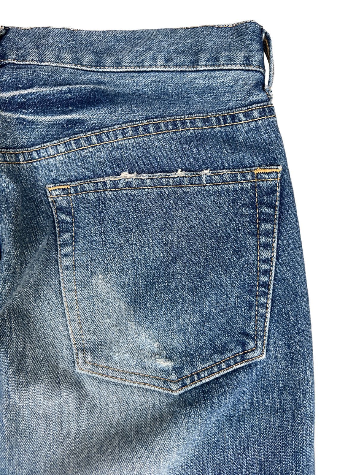 Takeo Kikuchi Takeo Kikuchi Jeans Japan Distressed Denim Jeans 33x31.5 Size US 33 - 8 Thumbnail