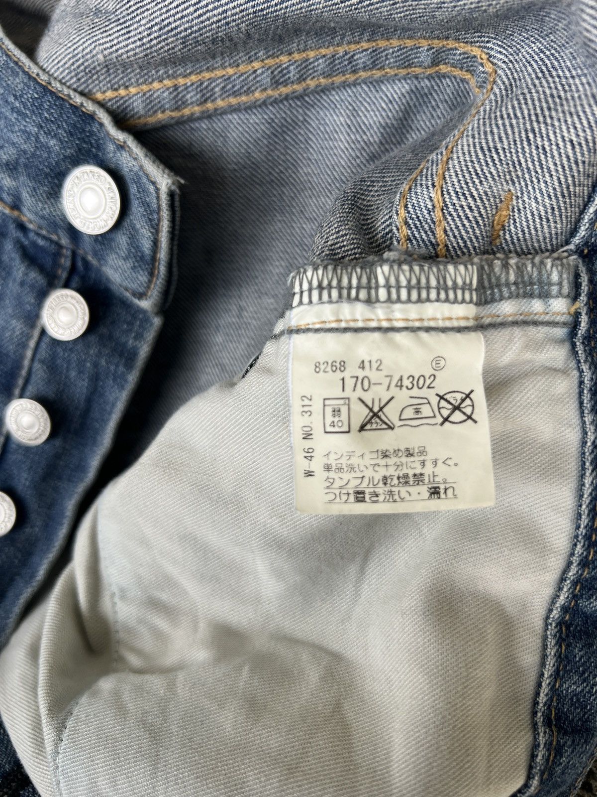 Takeo Kikuchi Takeo Kikuchi Jeans Japan Distressed Denim Jeans 33x31.5 Size US 33 - 10 Thumbnail