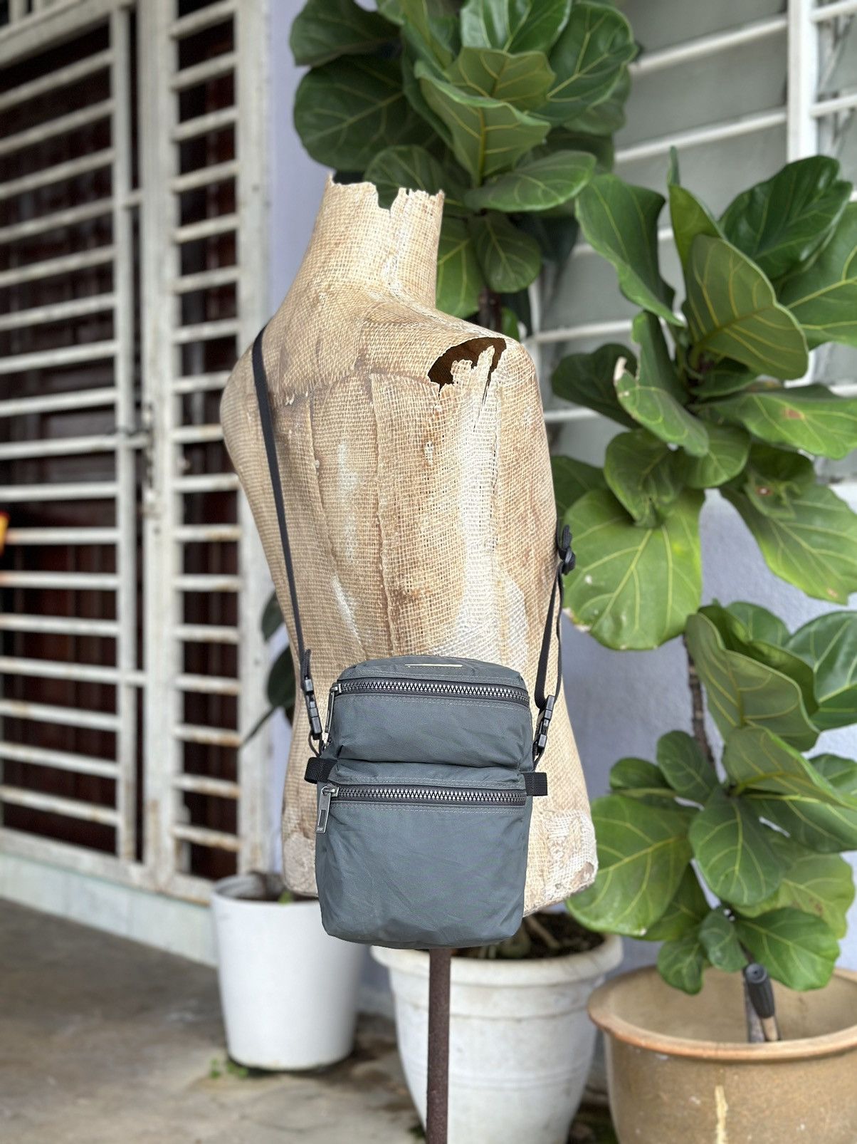image of Sazaby Japan Tactical Bag in Grey, Men's
