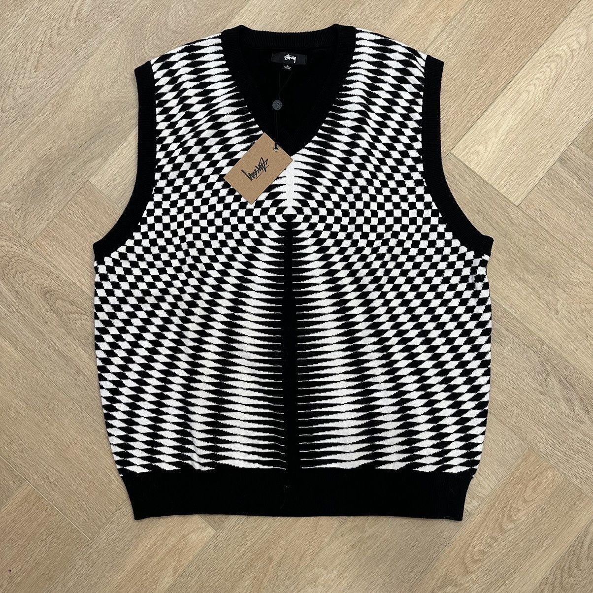 Stussy Psychedelic Check vest | Grailed