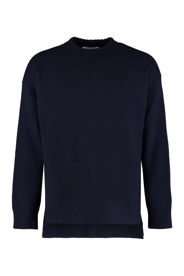 Jil Sander Navy Virgin Wool Sweater Size US M / EU 48-50 / 2 - 1 Thumbnail