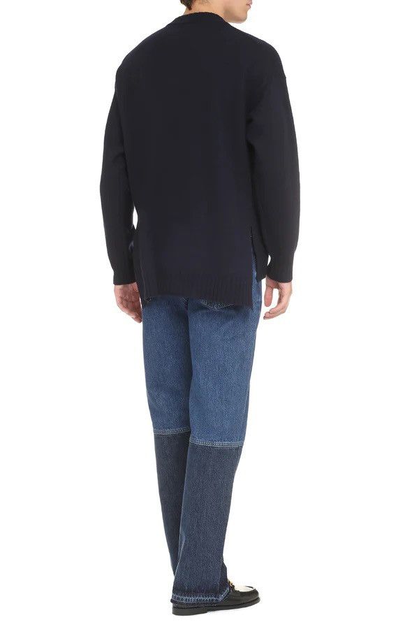 Jil Sander Navy Virgin Wool Sweater Size US M / EU 48-50 / 2 - 3 Thumbnail