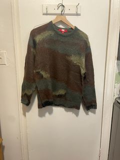 Supreme Junya Watanabe Camo Sweater | Grailed