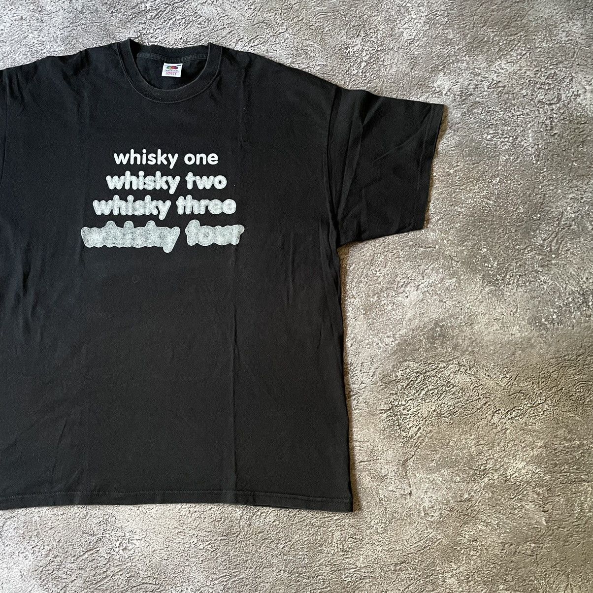 Vintage Vintage Y2K Graphic Tee Whisky Humor Streetwear Boxy XXL Size US XXL / EU 58 / 5 - 2 Thumbnail