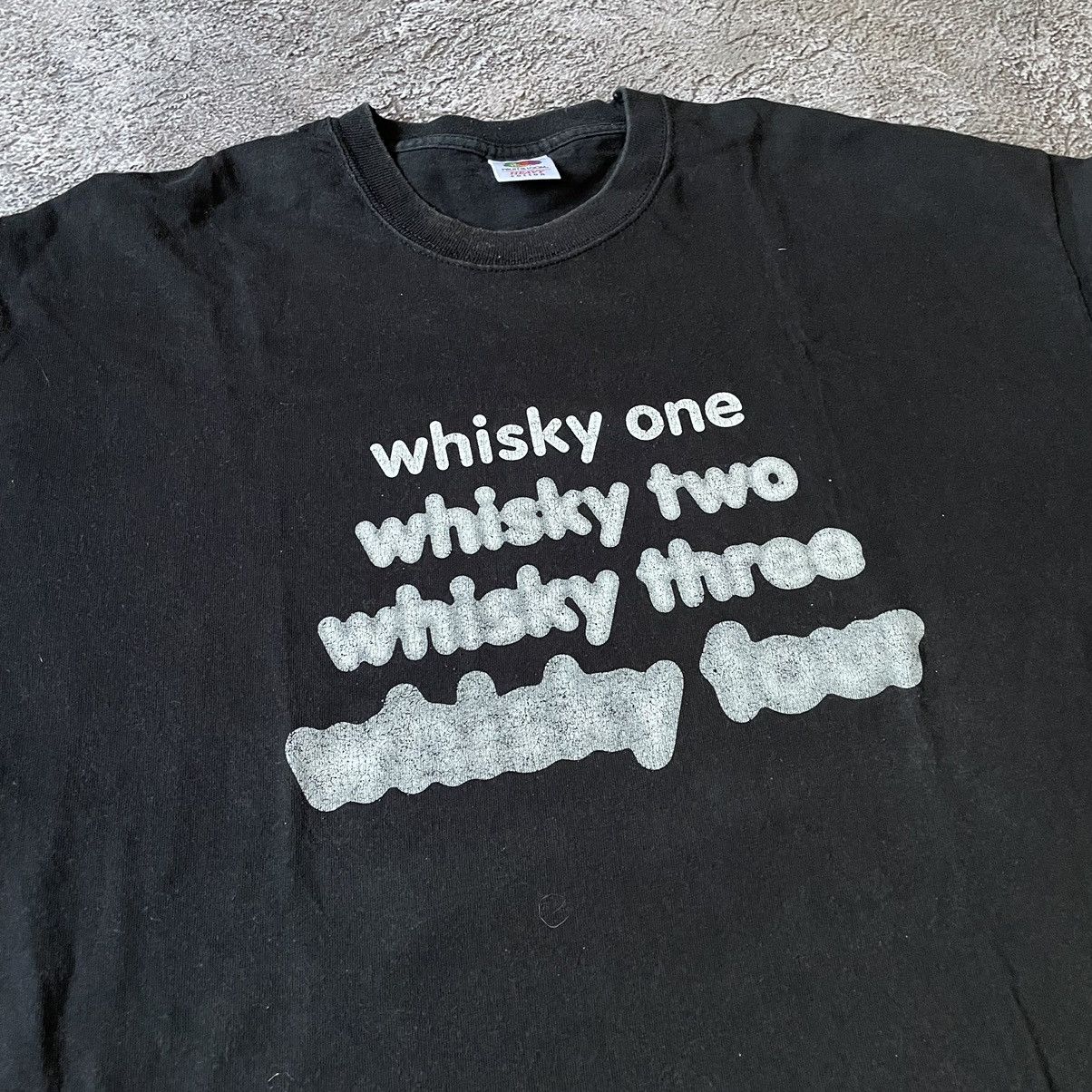 Vintage Vintage Y2K Graphic Tee Whisky Humor Streetwear Boxy XXL Size US XXL / EU 58 / 5 - 6 Thumbnail