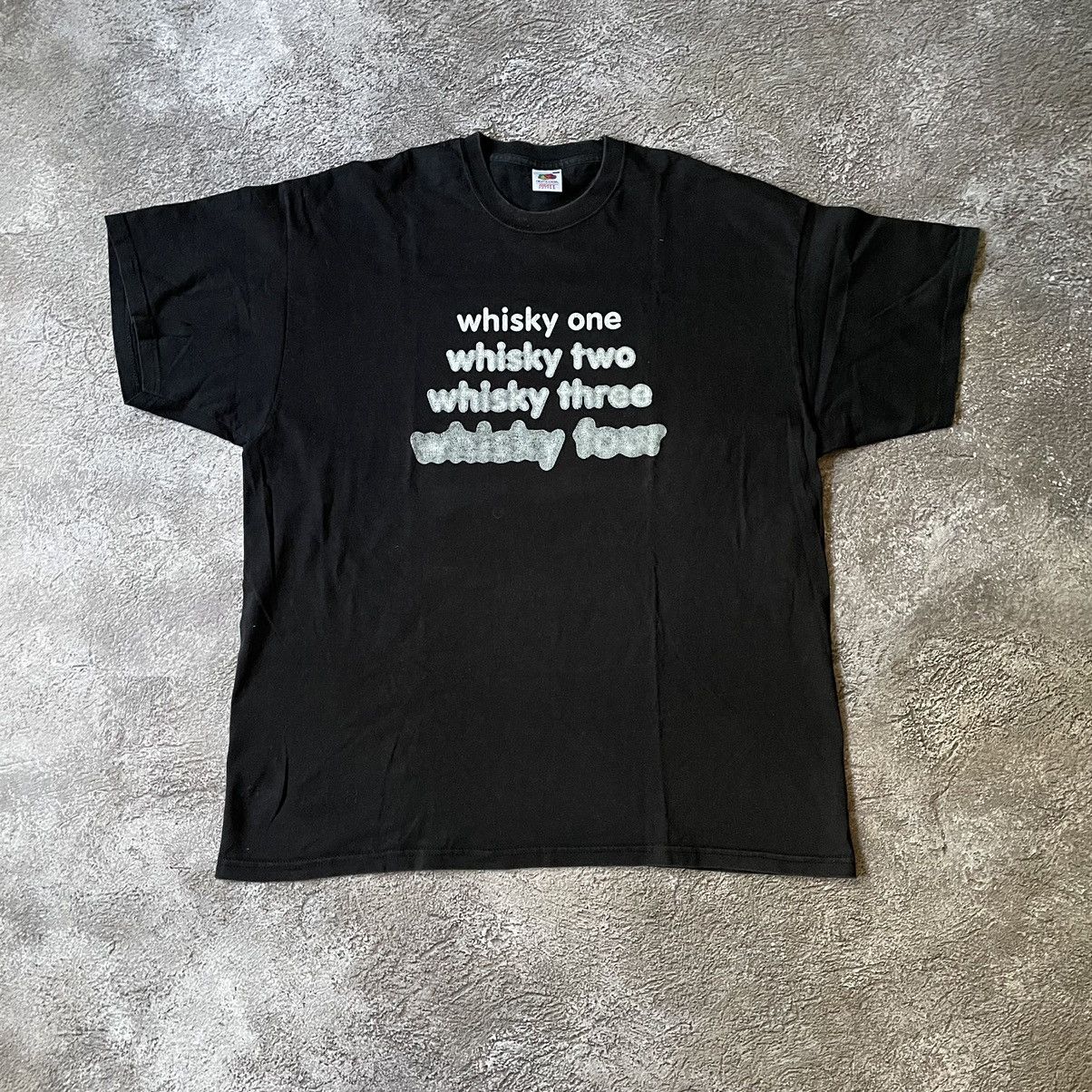 Vintage Vintage Y2K Graphic Tee Whisky Humor Streetwear Boxy XXL Size US XXL / EU 58 / 5 - 3 Thumbnail
