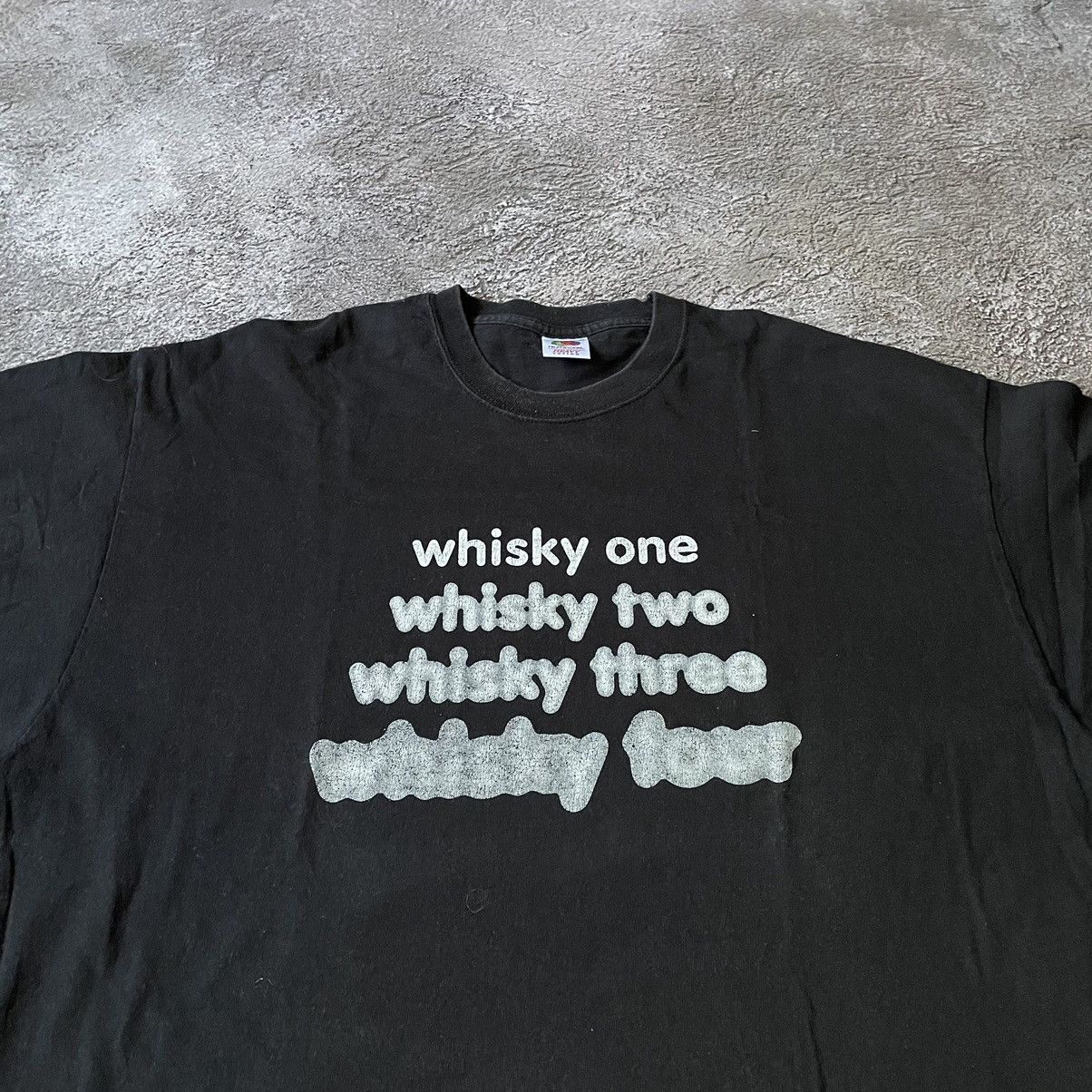 Vintage Vintage Y2K Graphic Tee Whisky Humor Streetwear Boxy XXL Size US XXL / EU 58 / 5 - 5 Thumbnail