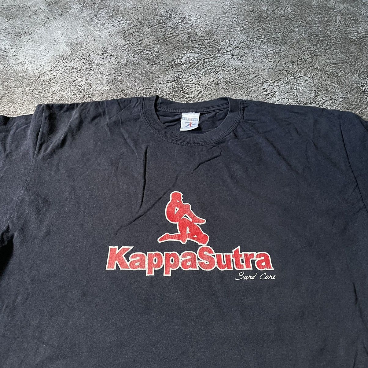 Vintage Vintage Y2K Kappasutra Graphic Tee Black Oversized Indie XL Size US XL / EU 56 / 4 - 5 Thumbnail