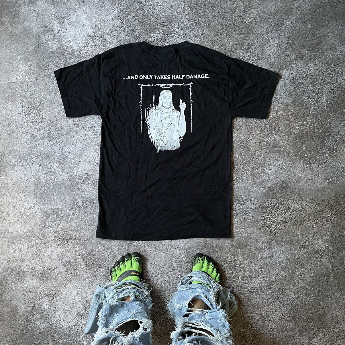 Vintage Vintage Y2K Jesus Saves Graphic Tee Grunge Streetwear Slim M Size US M / EU 48-50 / 2 - 1 Thumbnail