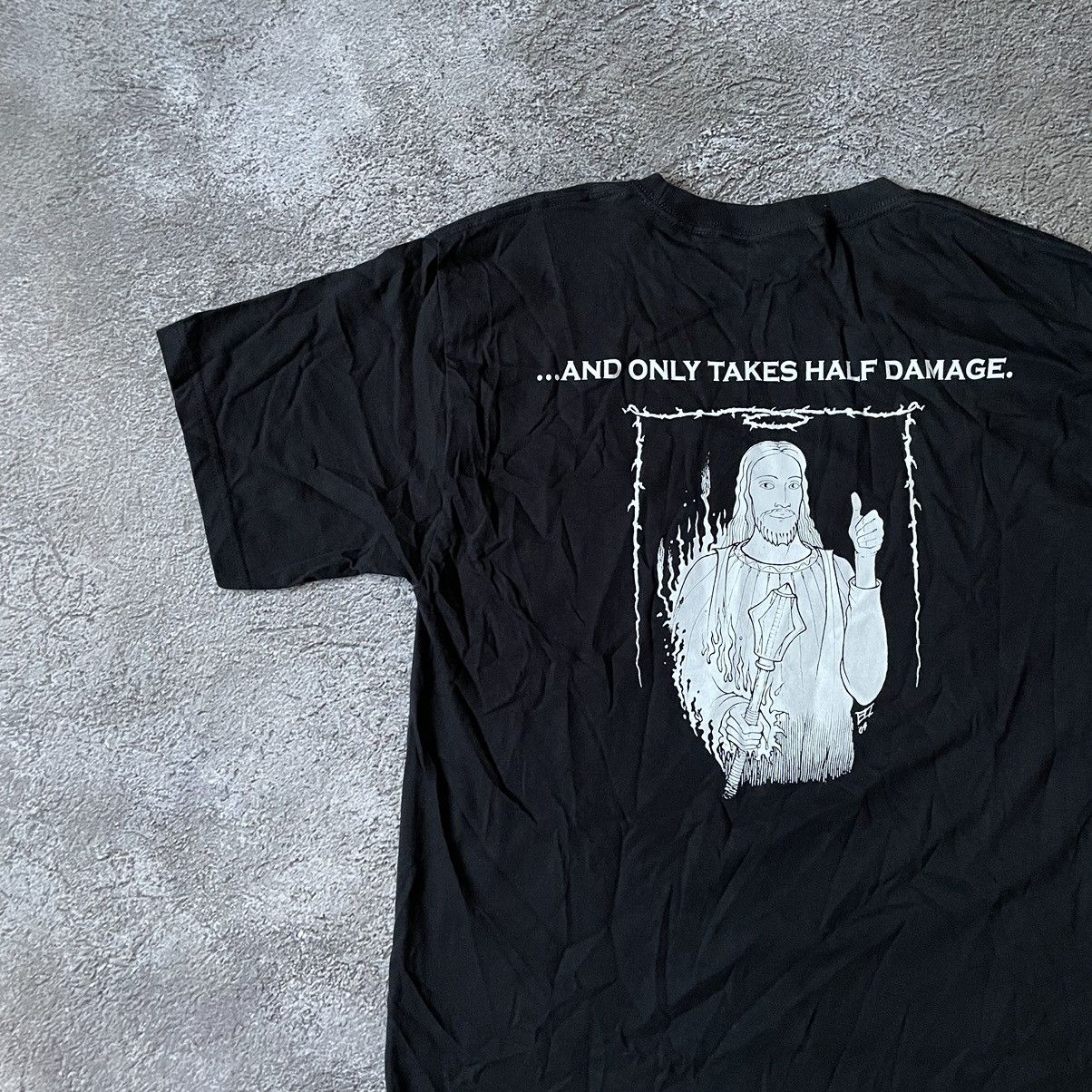 Vintage Vintage Y2K Jesus Saves Graphic Tee Grunge Streetwear Slim M Size US M / EU 48-50 / 2 - 4 Thumbnail