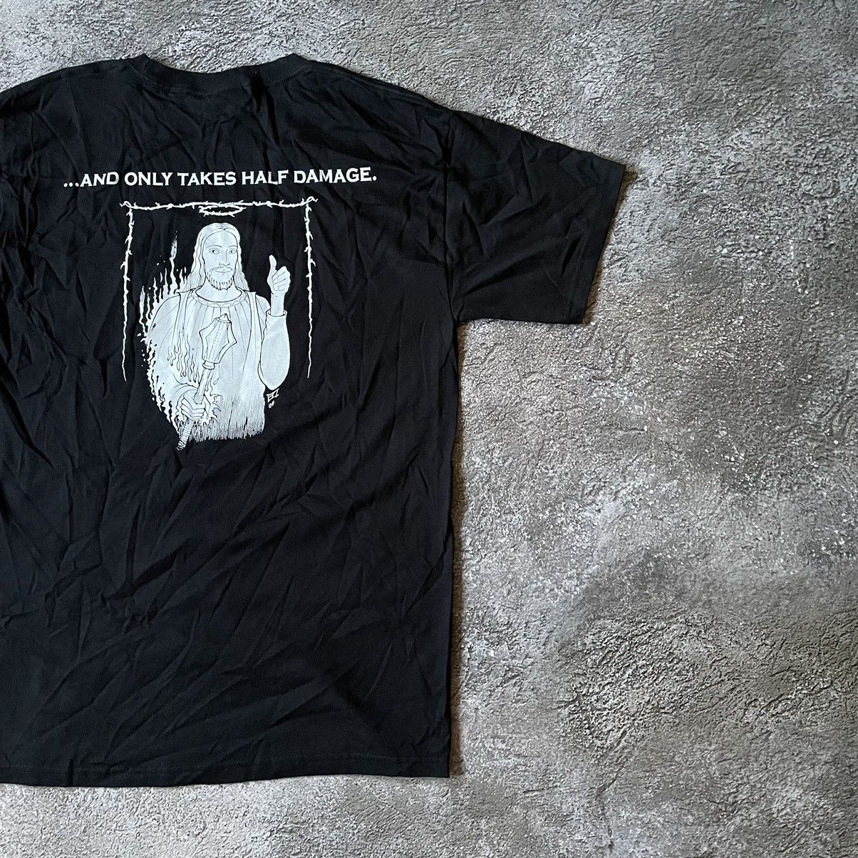 Vintage Vintage Y2K Jesus Saves Graphic Tee Grunge Streetwear Slim M Size US M / EU 48-50 / 2 - 3 Thumbnail