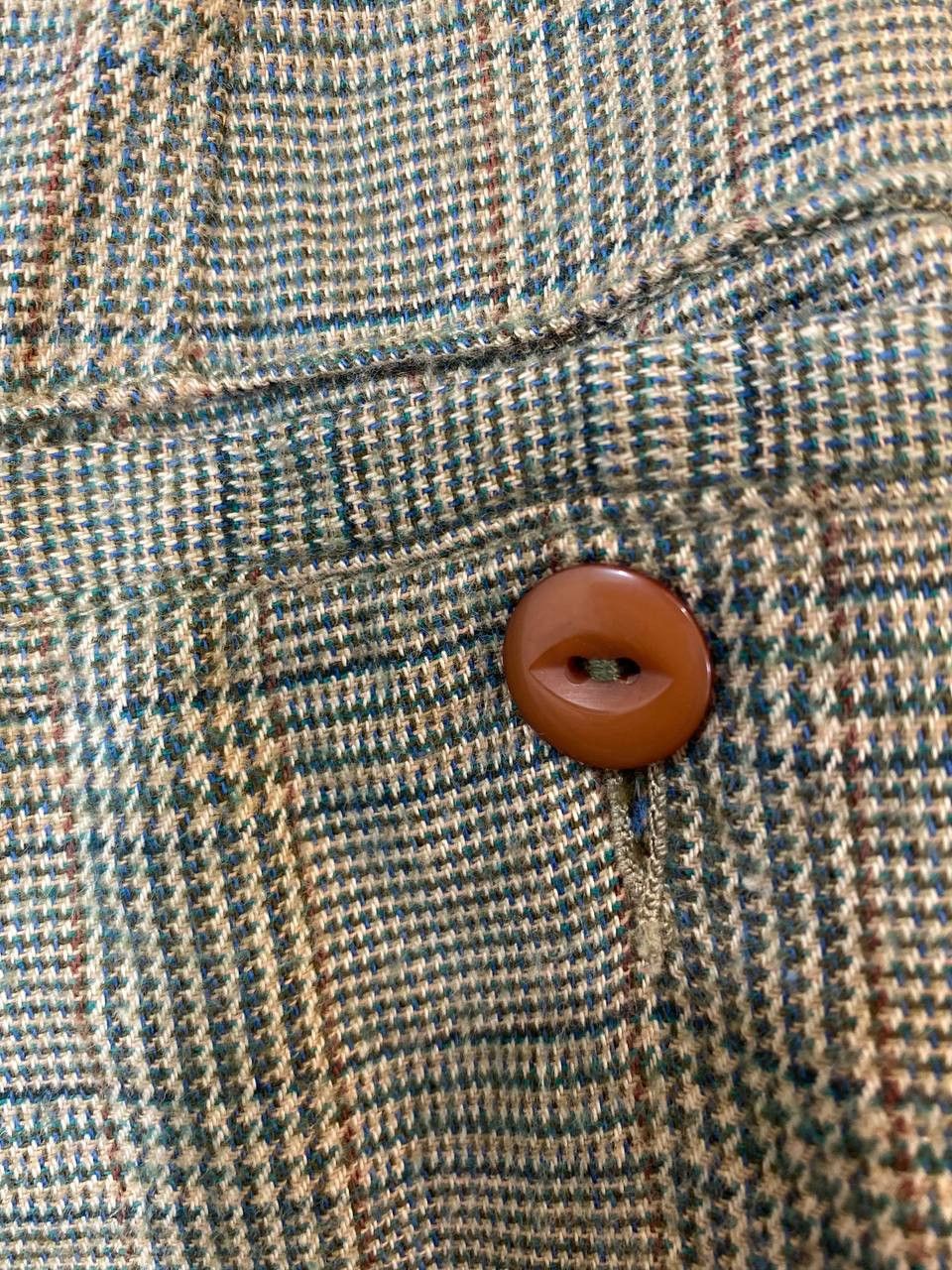 Eddie Bauer vintage eddie bauer wide leg checkered pants Size 29" - 4 Thumbnail