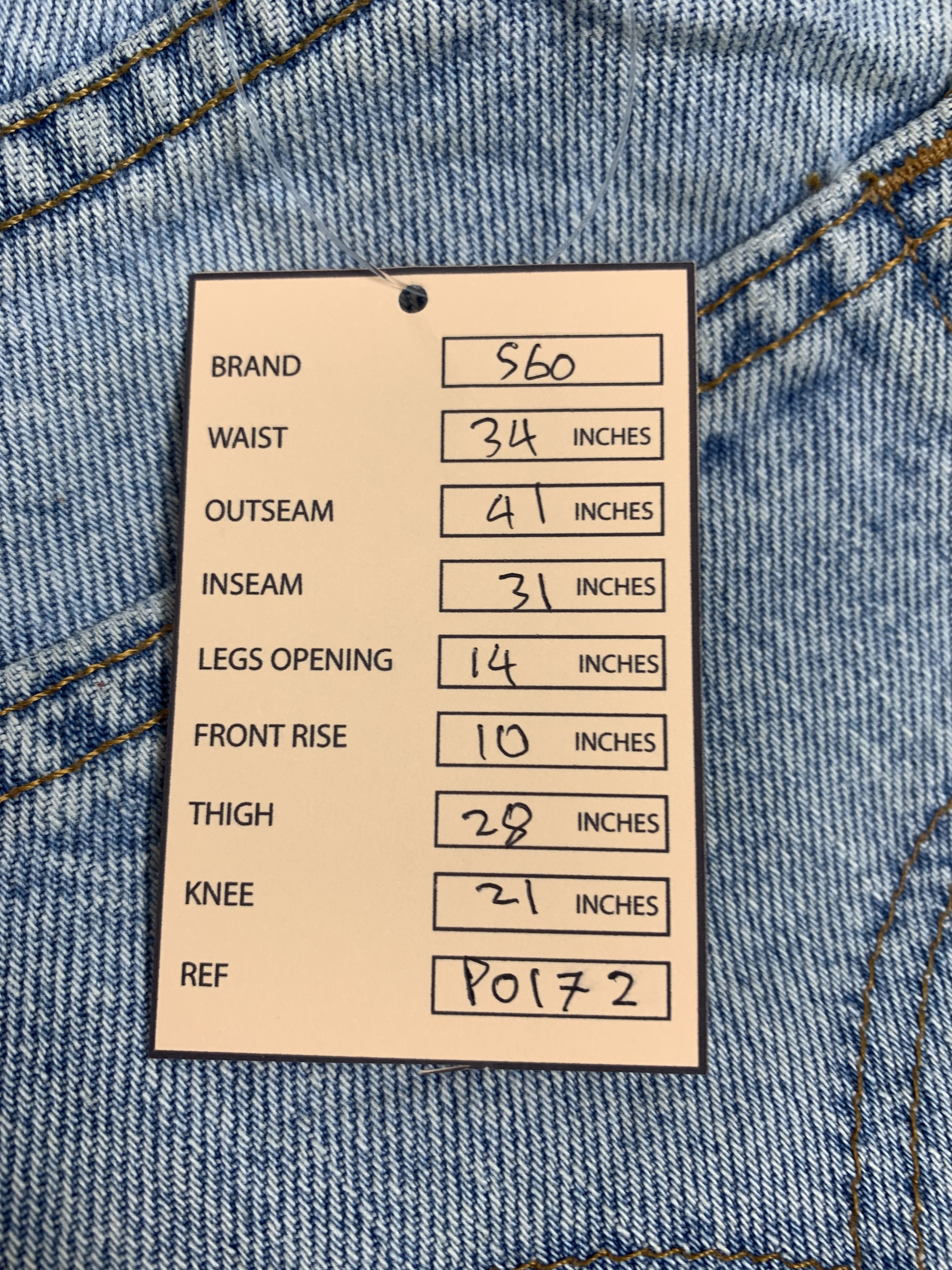 Levi's Vintage 90s LEVI'S 560 Tapered Faded Light Wash Jeans Size US 34 / EU 50 - 16 Thumbnail
