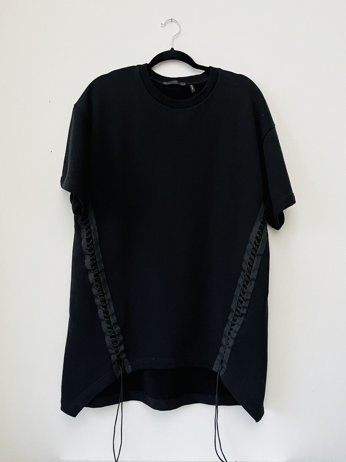 image of Helmut Lang Corset Tee in Black, Men's (Size Medium)