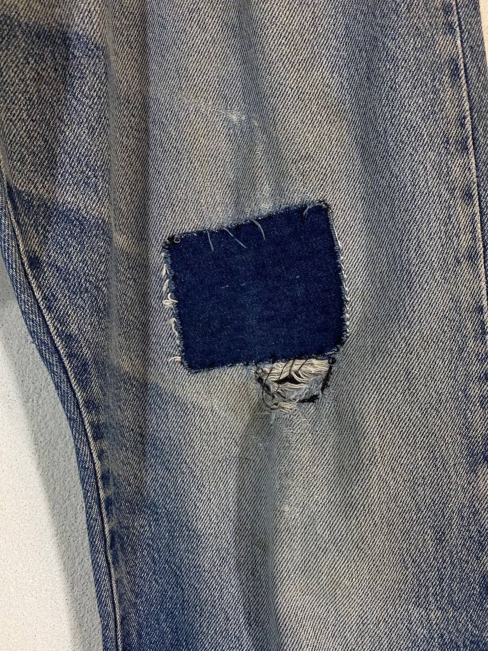 Levi's vintage levis 517 distressed rework bootcut flare denim Size US 36 / EU 52 - 10 Thumbnail