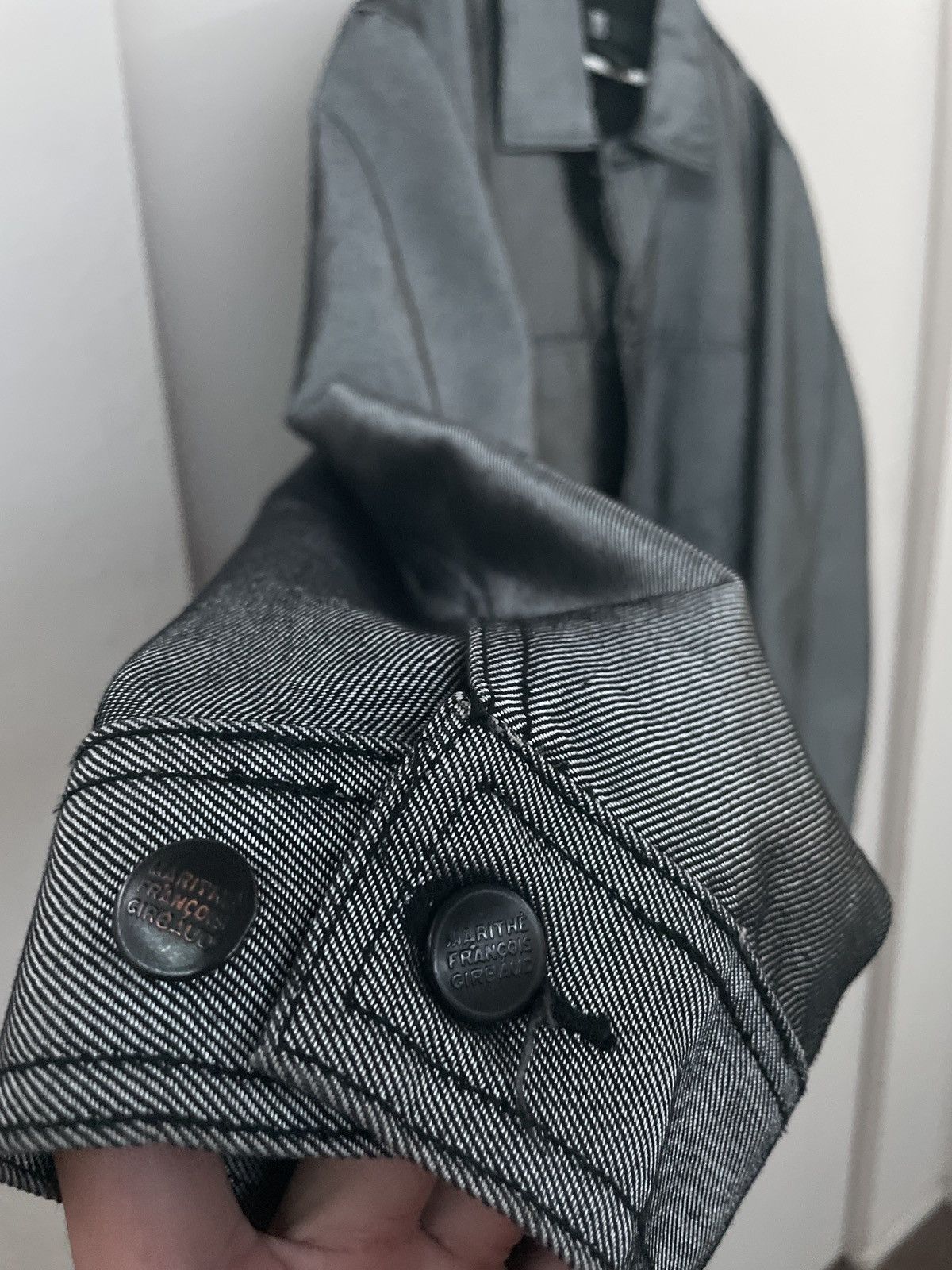 Marithe + Francois Girbaud Marithe Francois Girbaud Reflective Trucker Jacket Size US XL / EU 56 / 4 - 5 Thumbnail