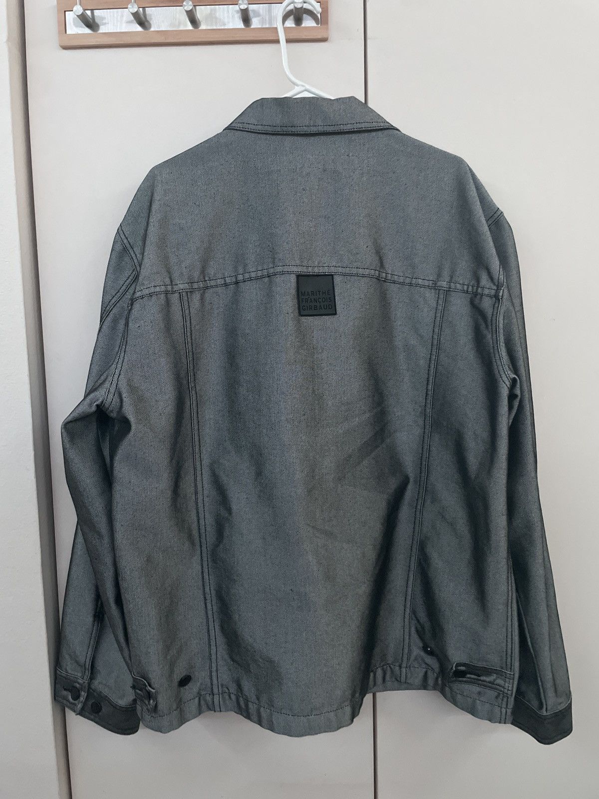 Marithe + Francois Girbaud Marithe Francois Girbaud Reflective Trucker Jacket Size US XL / EU 56 / 4 - 2 Thumbnail