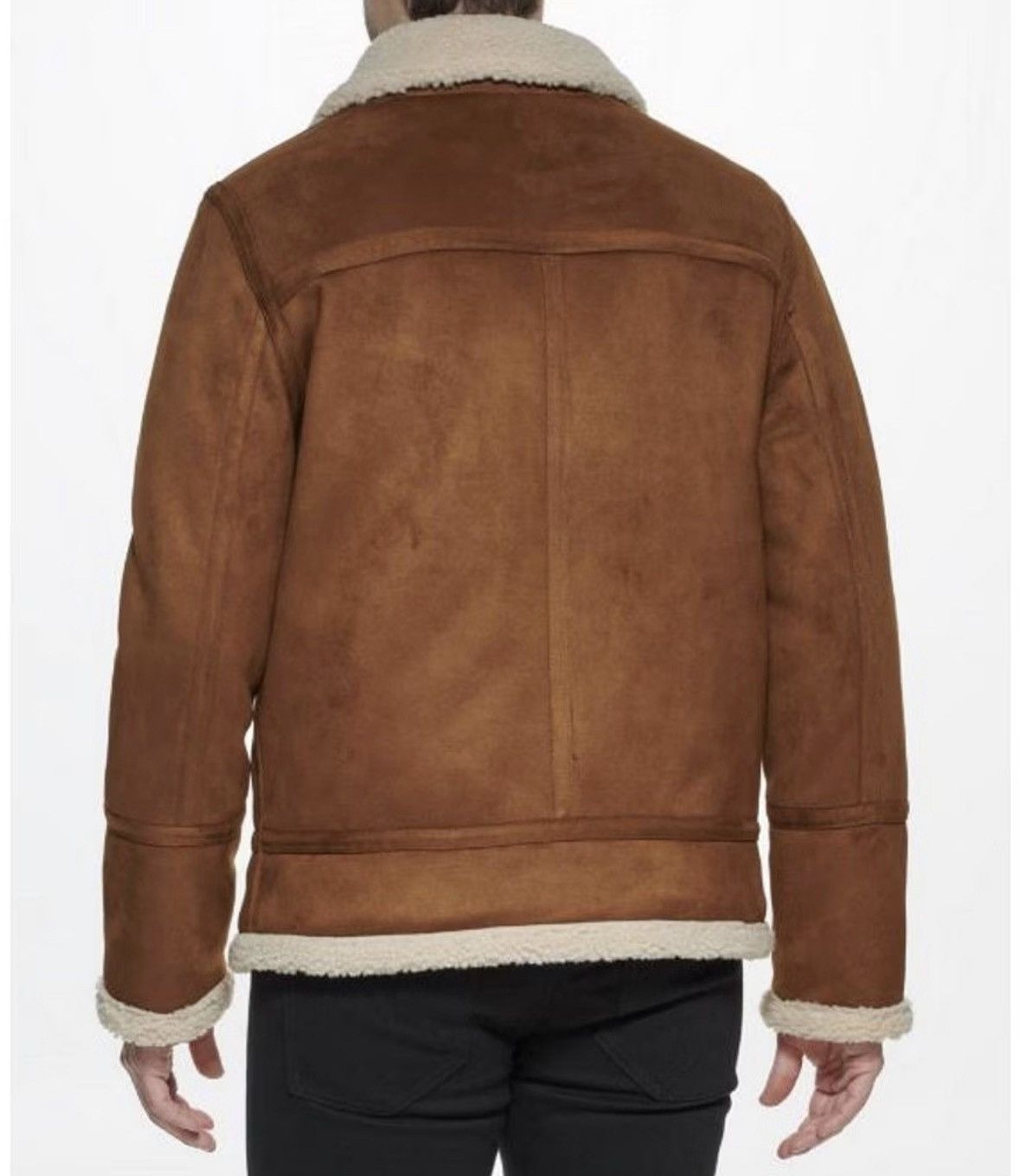 Calvin Klein B-3 Faux-Shearling Bomber Jacket Size US S / EU 44-46 / 1 - 6 Thumbnail
