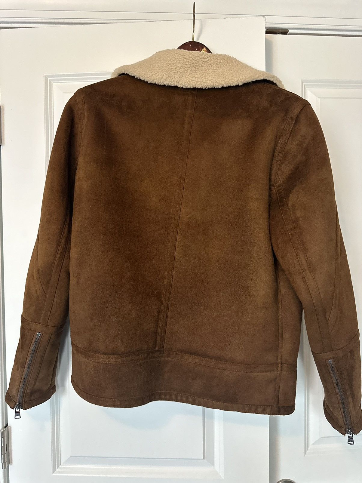 Calvin Klein B-3 Faux-Shearling Bomber Jacket Size US S / EU 44-46 / 1 - 2 Thumbnail