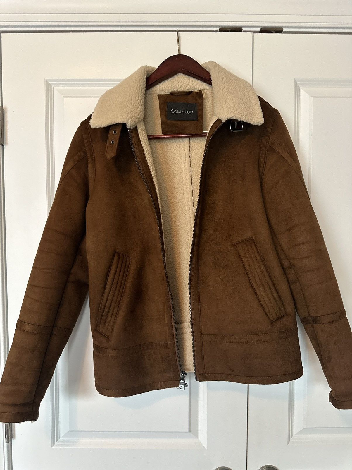 B-3 Faux-Shearling Bomber Jacket