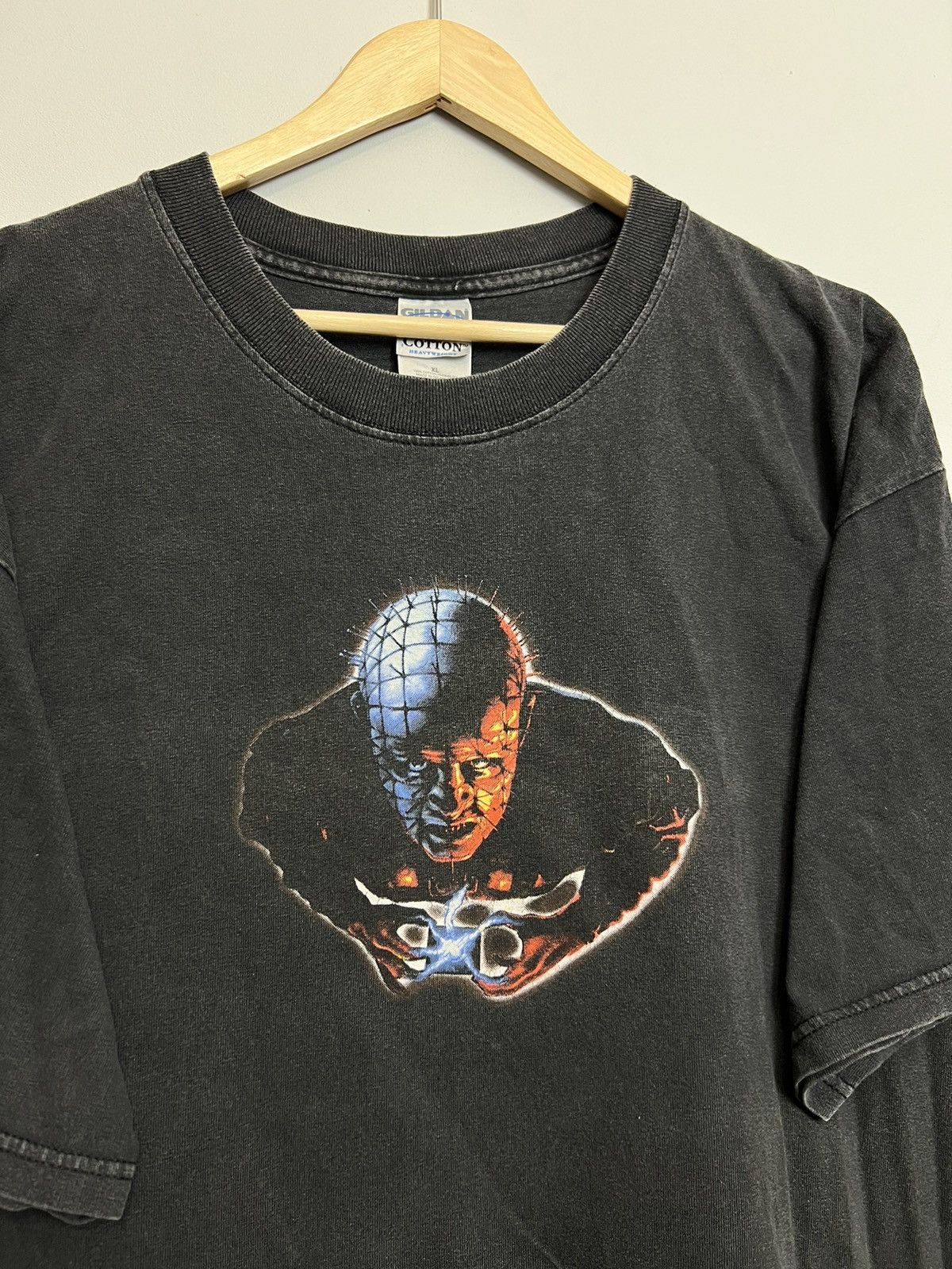 Expert Horror Rare Hellraiser 90s Vintage Movie Gabber Horror Tee Grail Size US XL / EU 56 / 4 - 3 Thumbnail