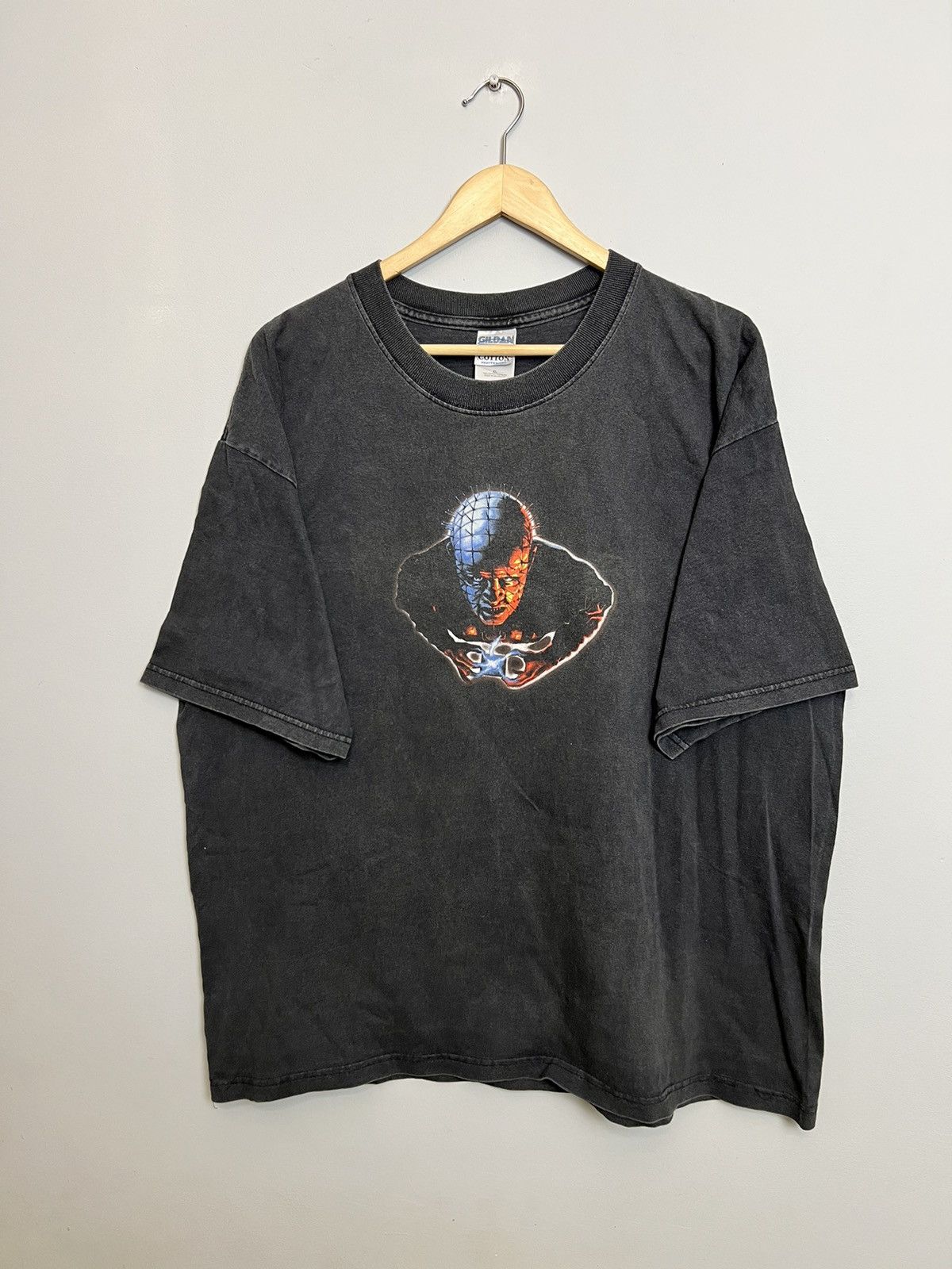 Expert Horror Rare Hellraiser 90s Vintage Movie Gabber Horror Tee Grail Size US XL / EU 56 / 4 - 2 Thumbnail