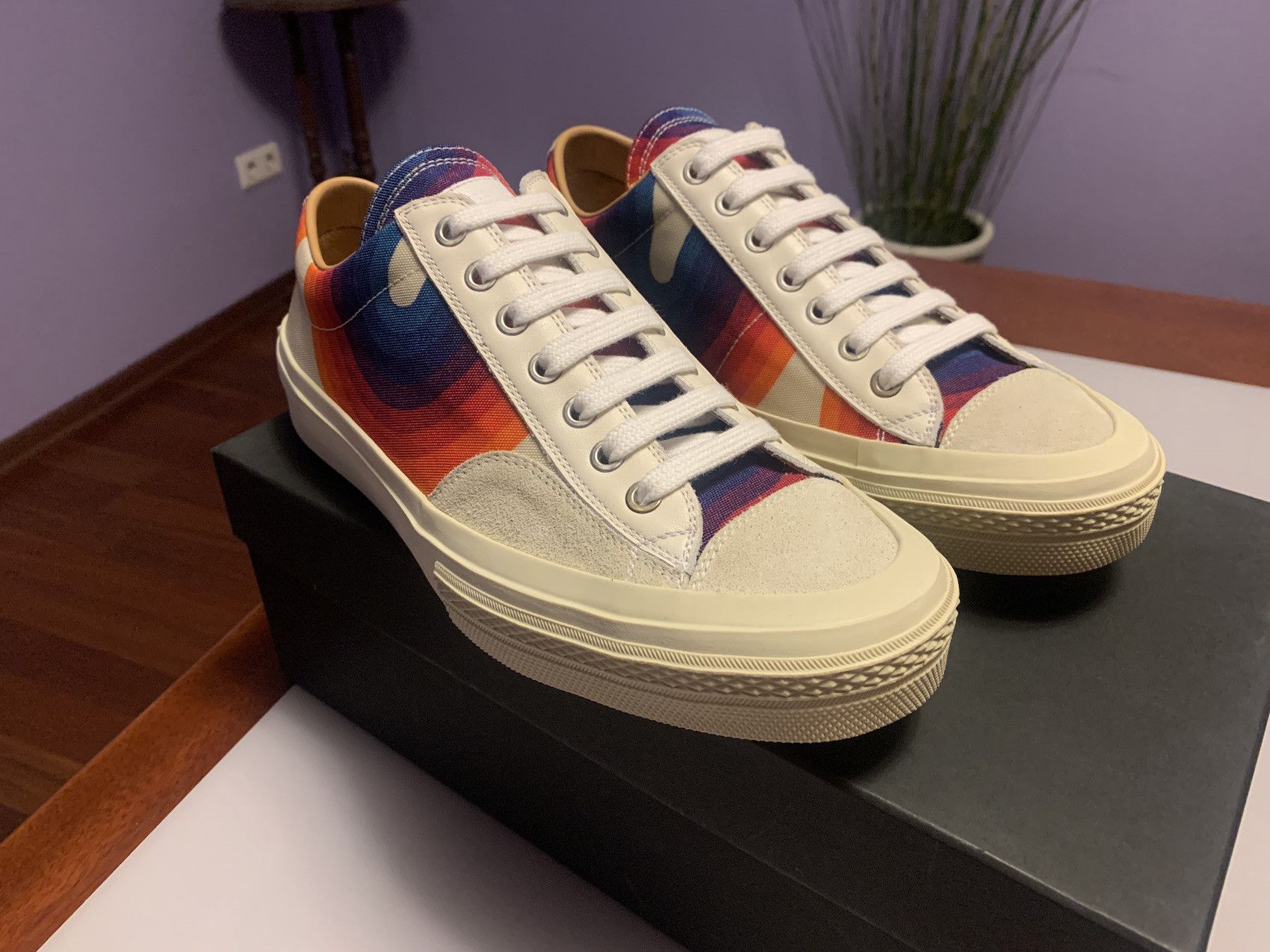image of Dries Van Noten Ss'19 Verner Panton Low Top Sneakers, Men's (Size 7)