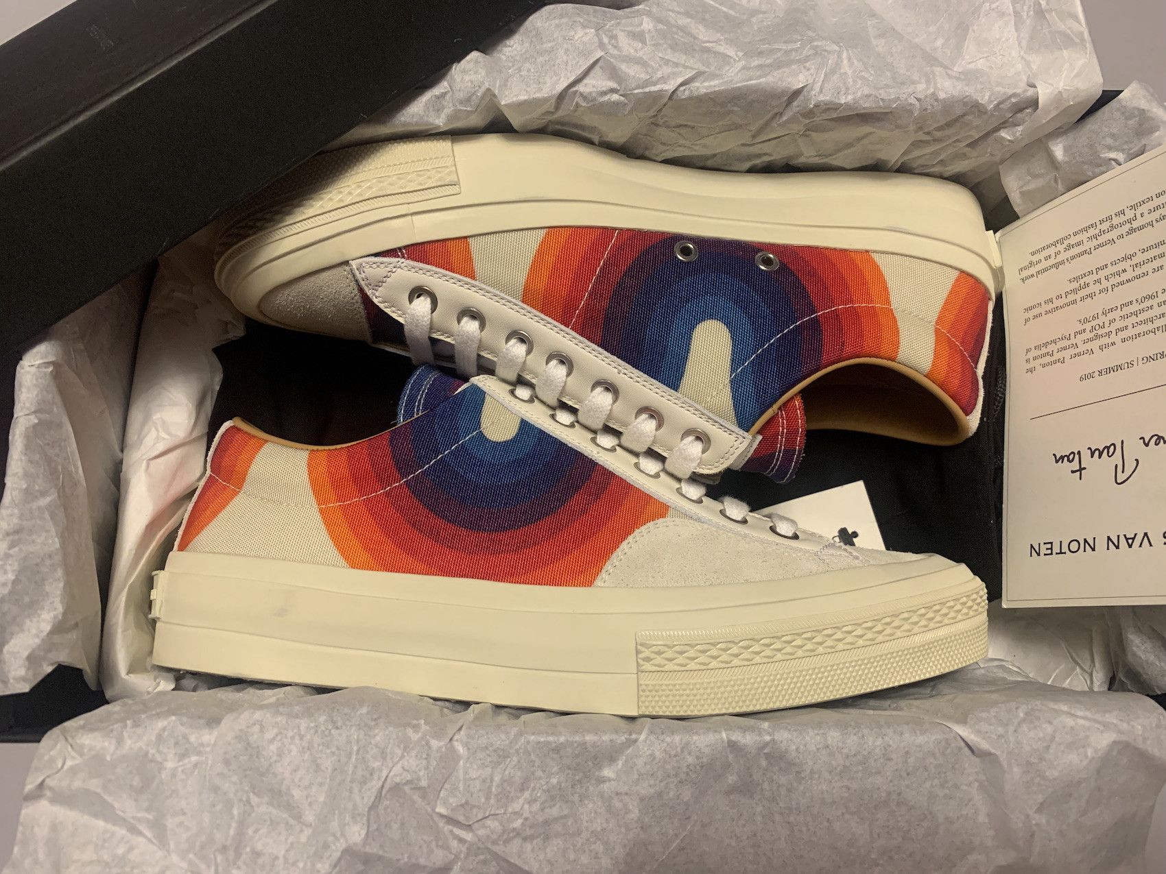 Dries Van Noten SS'19 VERNER PANTON Low Top Sneakers Size US 7 / EU 40 - 8 Thumbnail