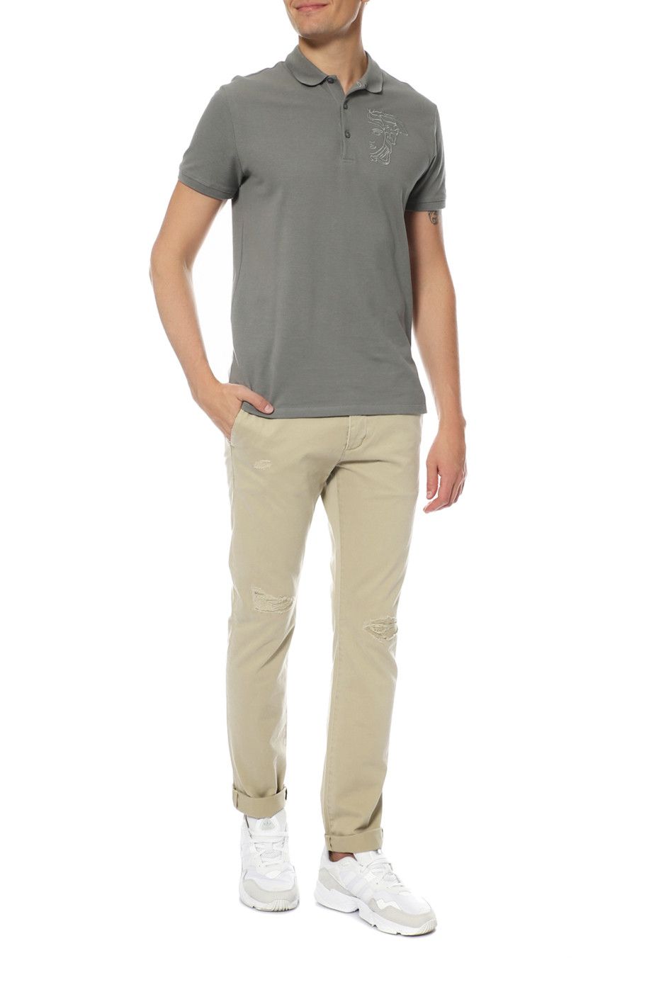Saint Laurent Paris SS'17 Chino Skinny Distressed Size US 34 / EU 50 - 3 Thumbnail