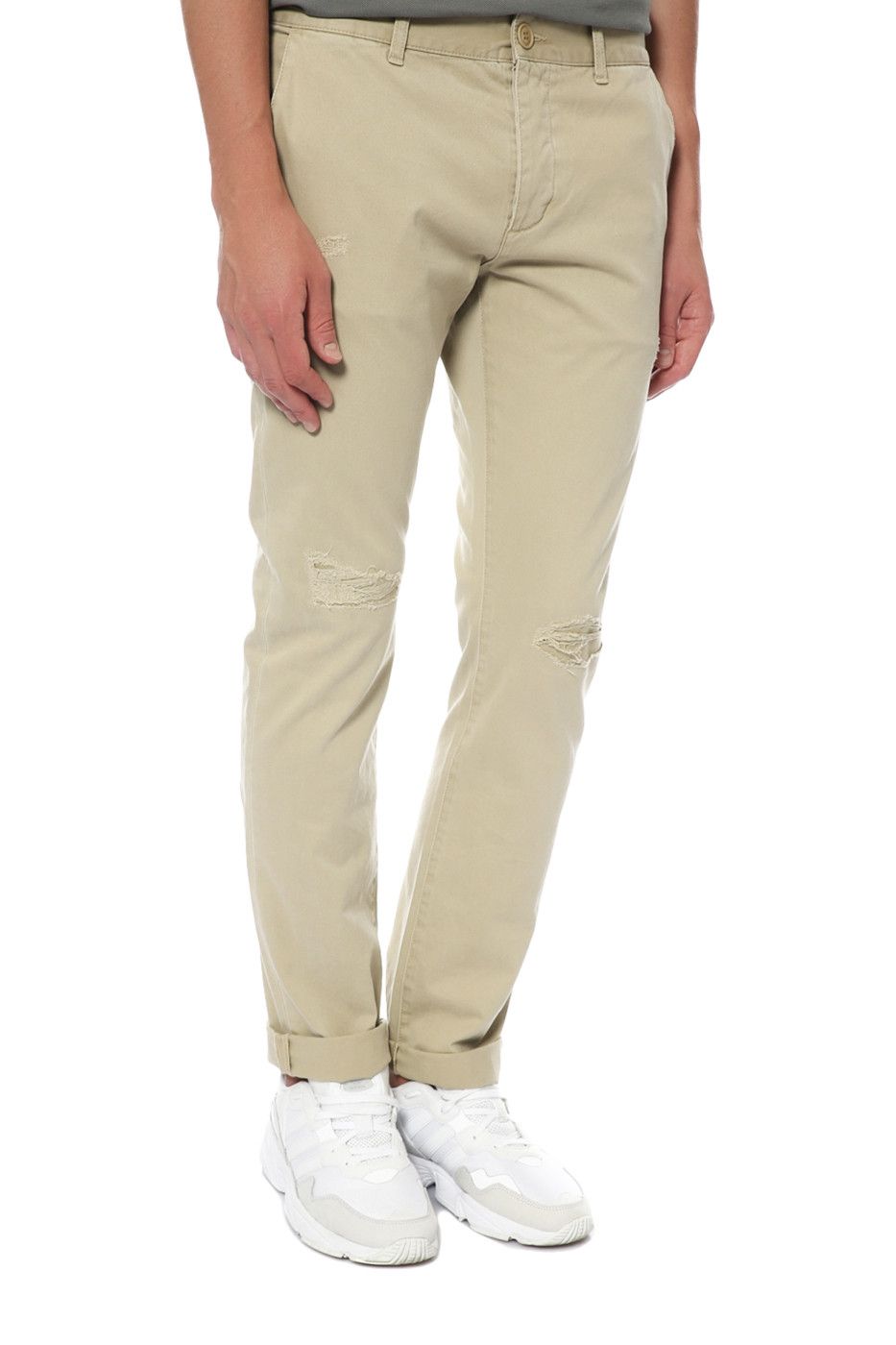 Saint Laurent Paris SS'17 Chino Skinny Distressed Size US 34 / EU 50 - 2 Thumbnail