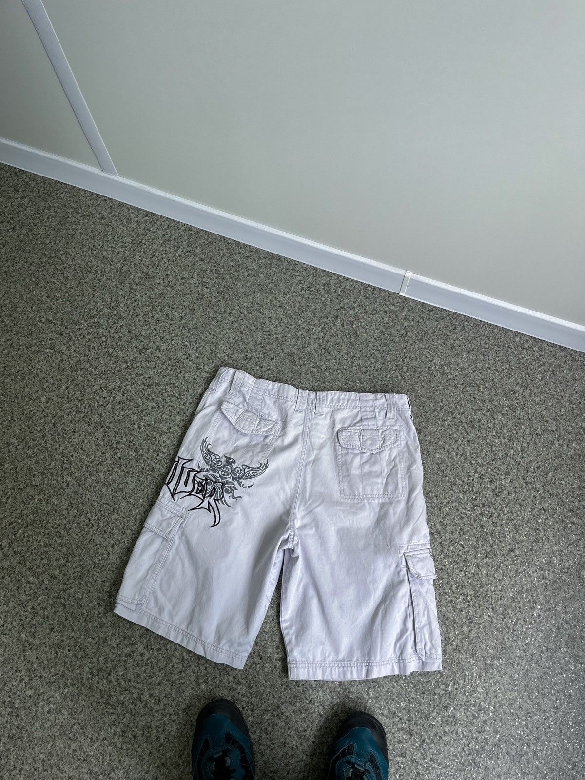 Quiksilver × Vintage VINTAGE Y2K QUIKSILVER CARGO DRILL SHORTS Size US 32 / EU 48 - 11 Thumbnail