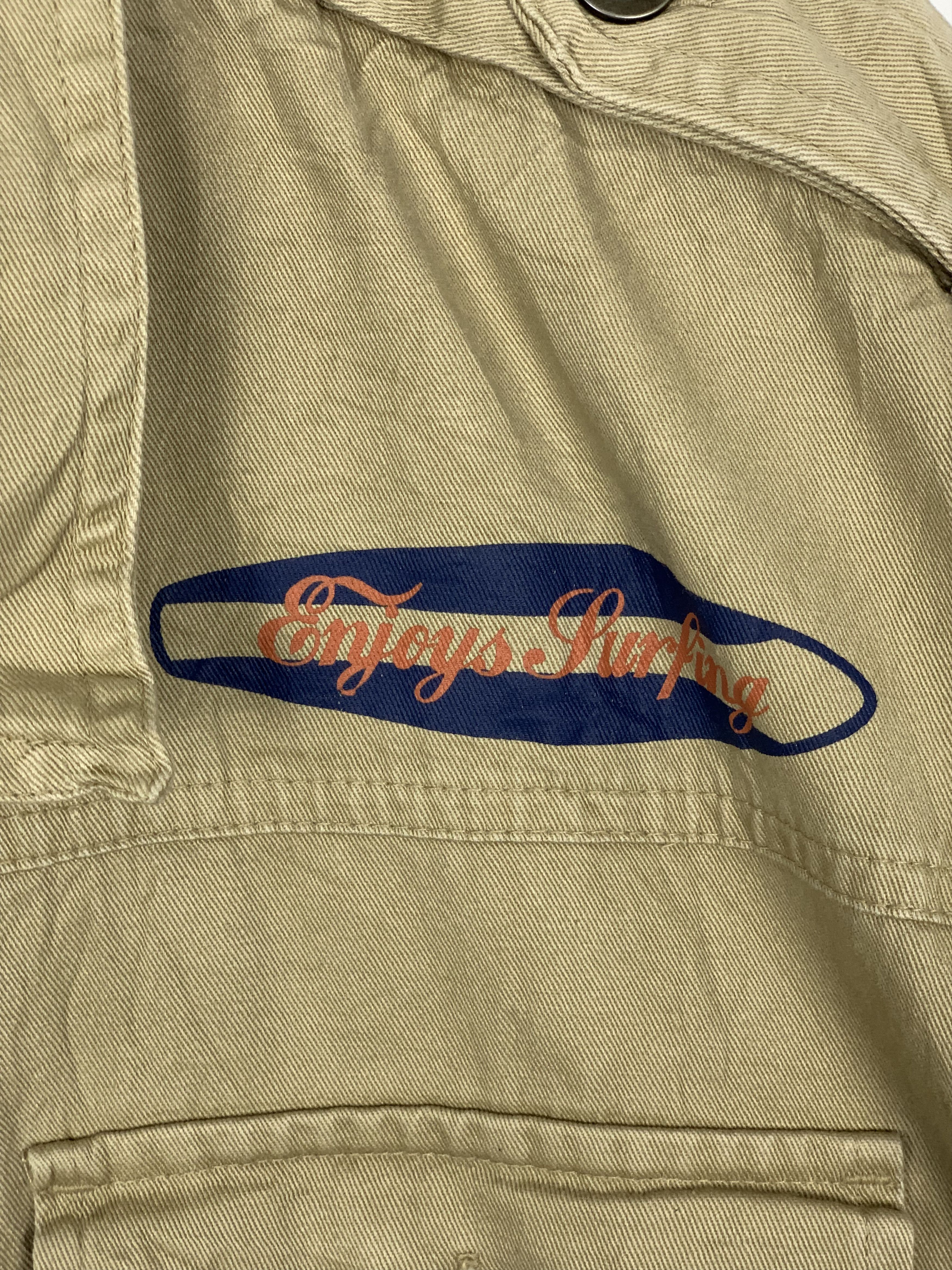 Japanese Brand × Vintage Vintage LOCO STYLE SURF Big Logo Zip Multi Pocket Jacket Size US L / EU 52-54 / 3 - 8 Thumbnail