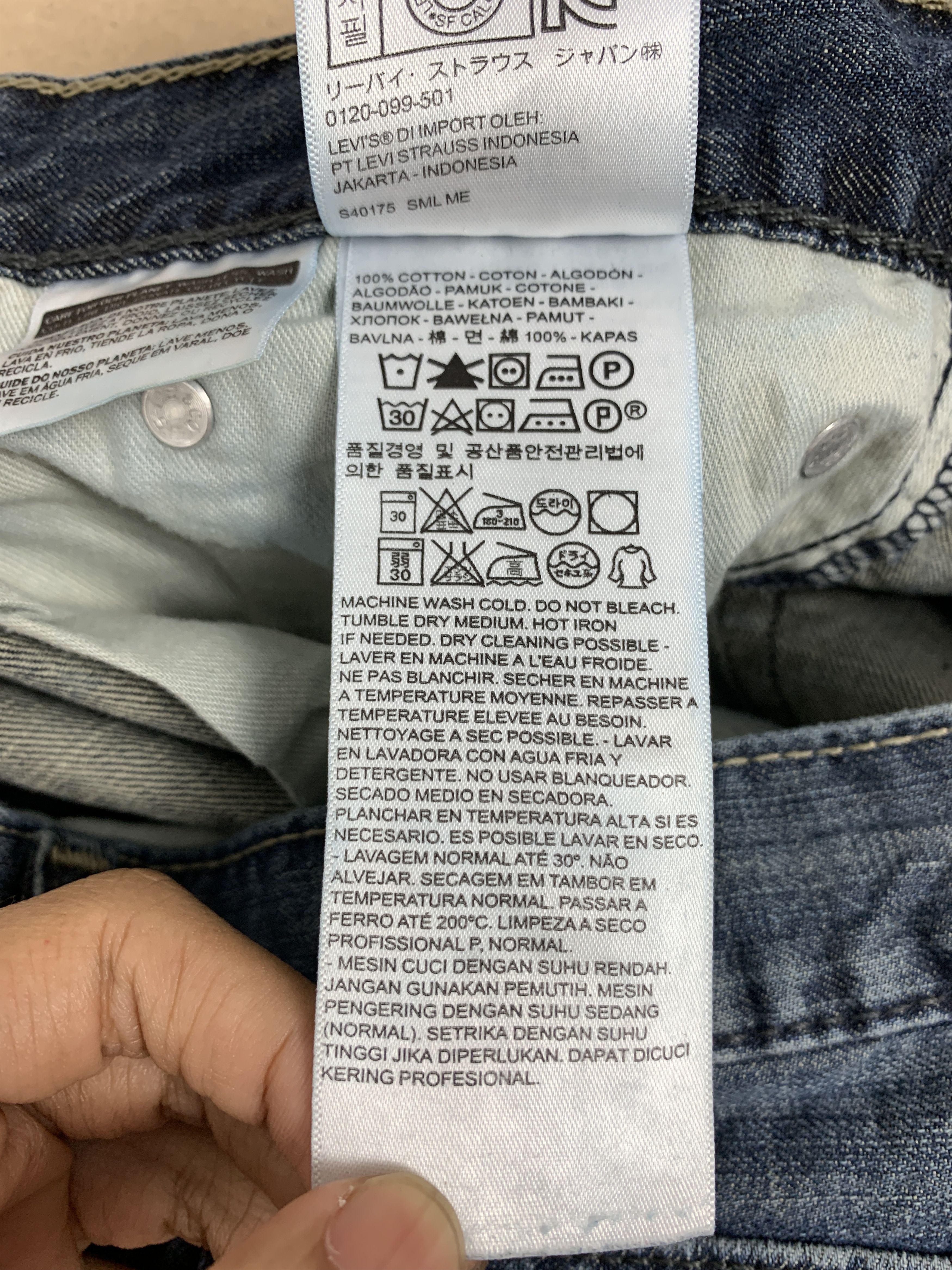 Levi's Vintage LEVI'S 514 Distressed Faded Straight Cut Jeans Size US 32 / EU 48 - 15 Thumbnail