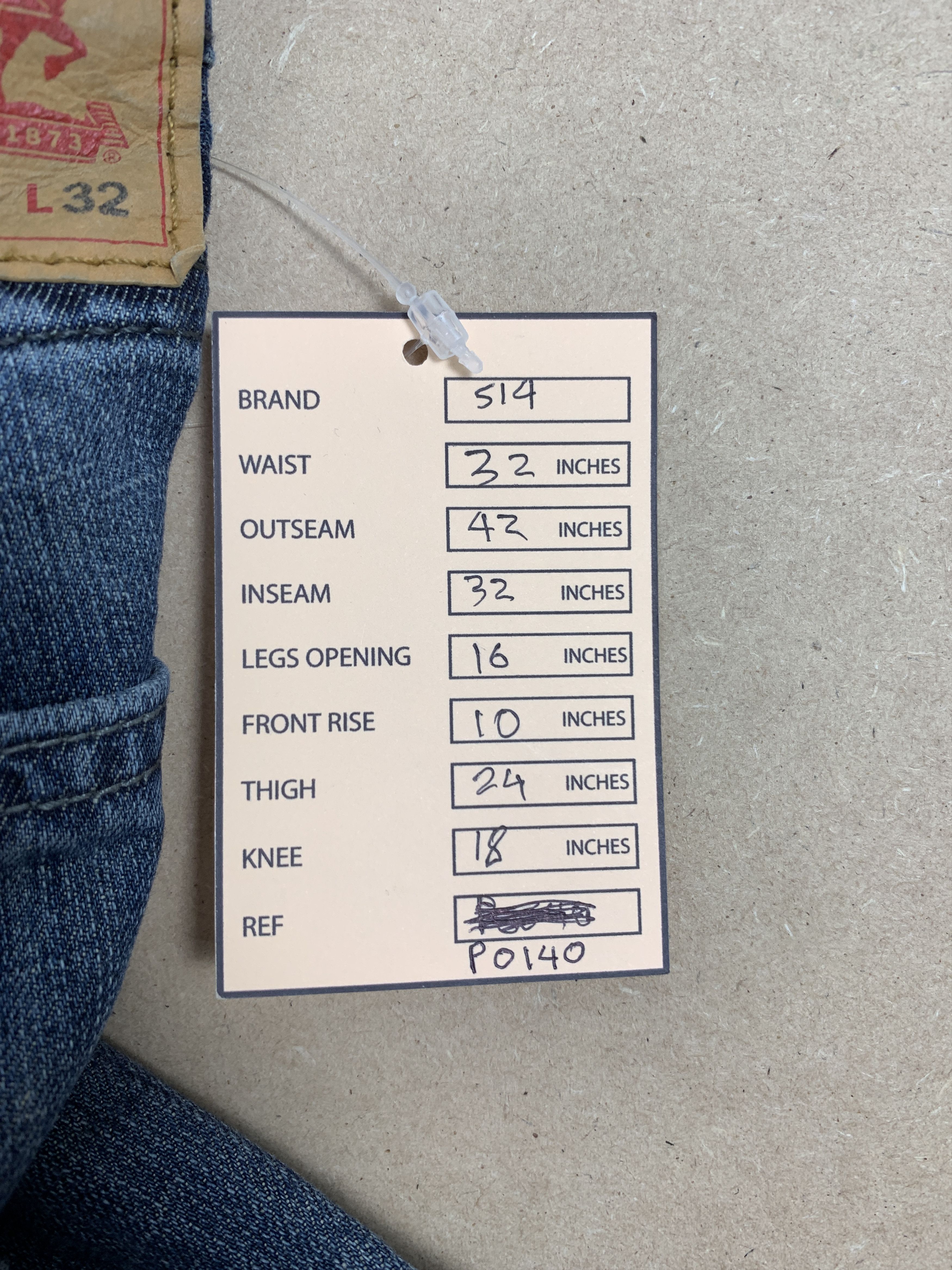 Levi's Vintage LEVI'S 514 Distressed Faded Straight Cut Jeans Size US 32 / EU 48 - 21 Thumbnail