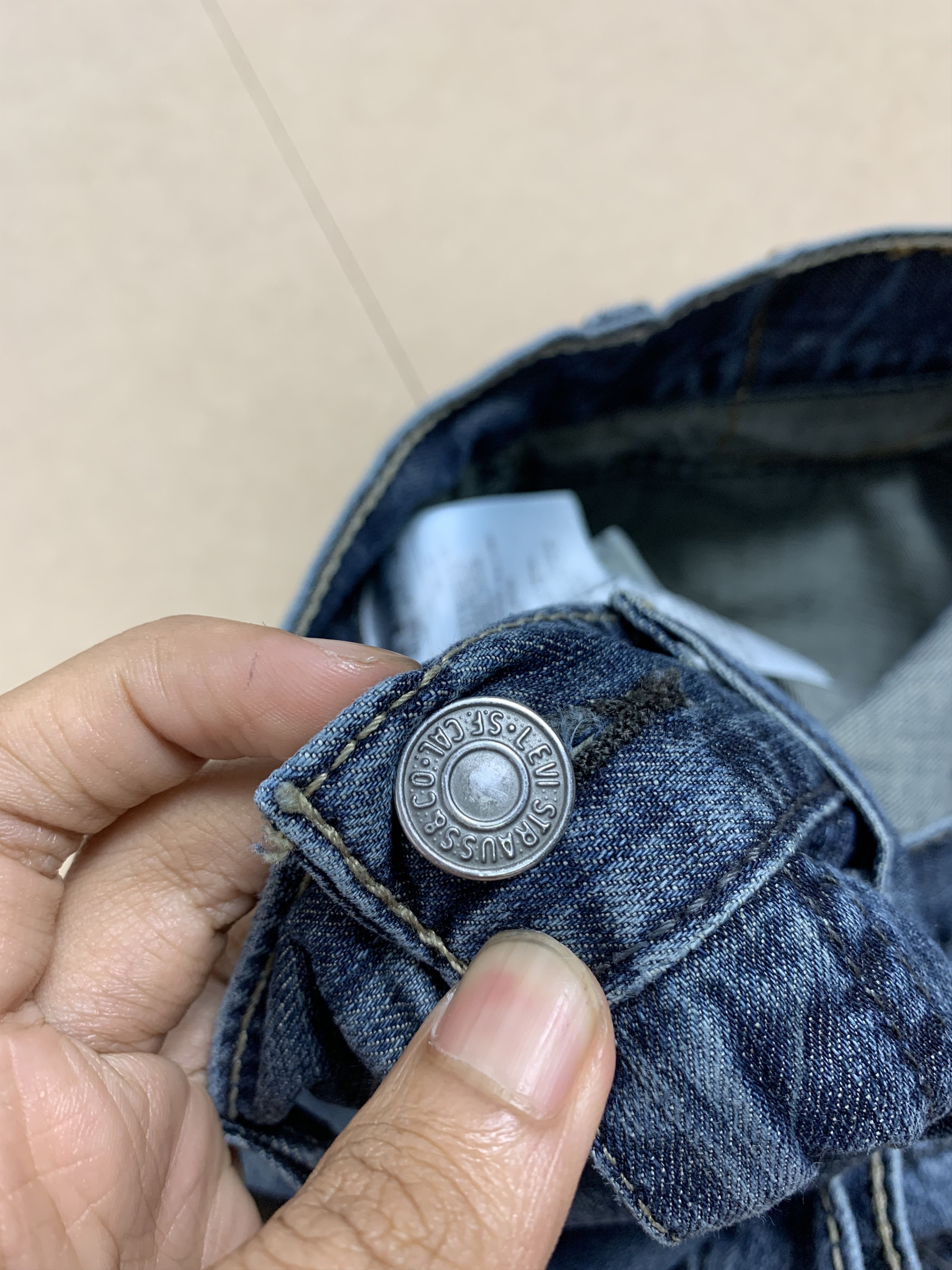 Levi's Vintage LEVI'S 514 Distressed Faded Straight Cut Jeans Size US 32 / EU 48 - 19 Thumbnail