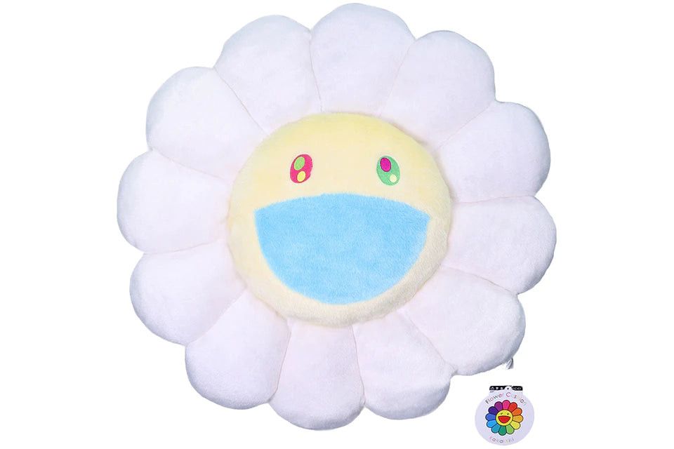 image of Takashi Murakami Flower Plush 60Cm White / Yellow, Men's