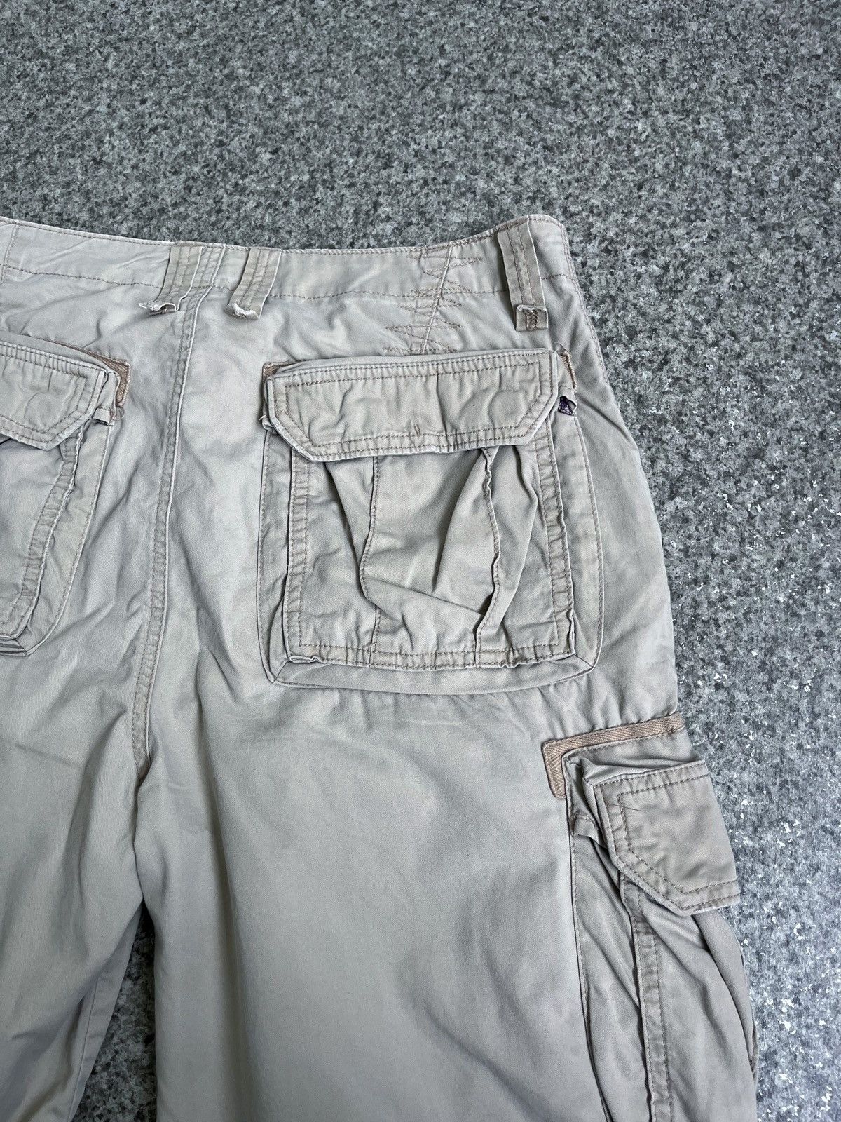 Quiksilver × Vintage VINTAGE Y2K QUIKSILVER CARGO SHORTS DRILL Size US 34 / EU 50 - 9 Thumbnail