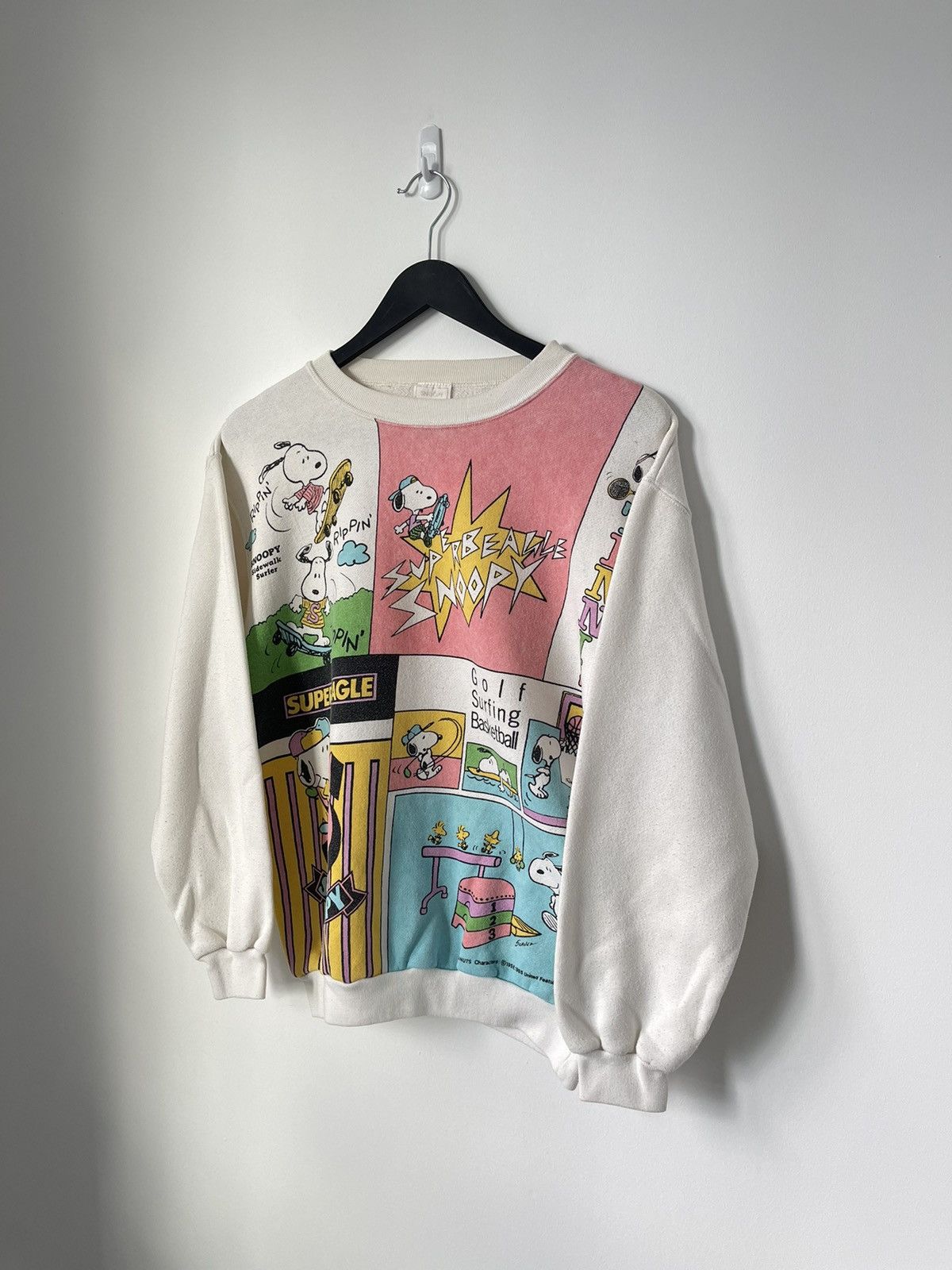 Vintage VINTAGE "SNOOPY" SWEATSHIRT - 1990S Size US M / EU 48-50 / 2 - 4 Thumbnail