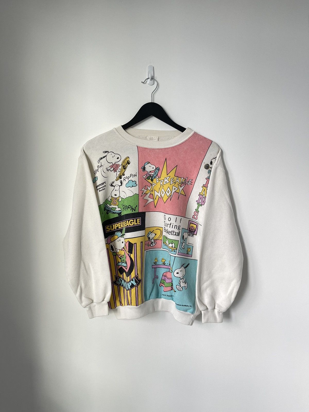 Vintage VINTAGE "SNOOPY" SWEATSHIRT - 1990S Size US M / EU 48-50 / 2 - 1 Thumbnail