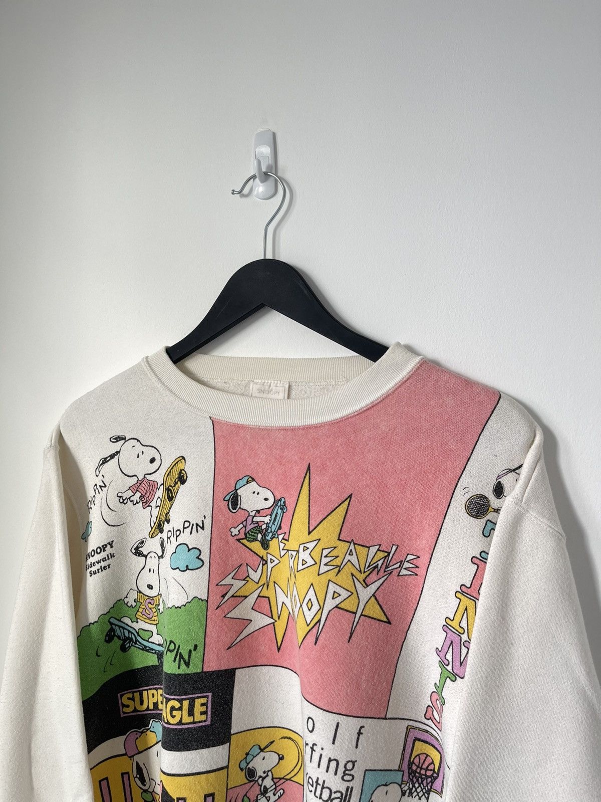 Vintage VINTAGE "SNOOPY" SWEATSHIRT - 1990S Size US M / EU 48-50 / 2 - 2 Thumbnail