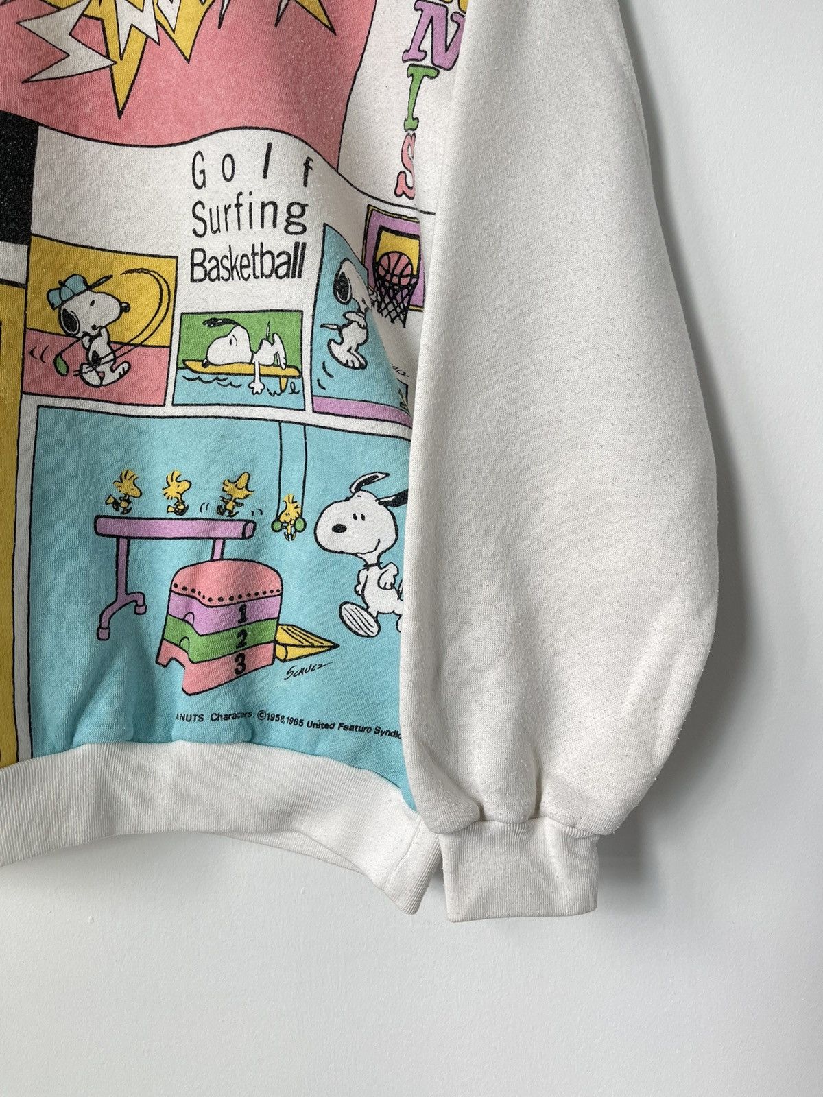 Vintage VINTAGE "SNOOPY" SWEATSHIRT - 1990S Size US M / EU 48-50 / 2 - 3 Thumbnail
