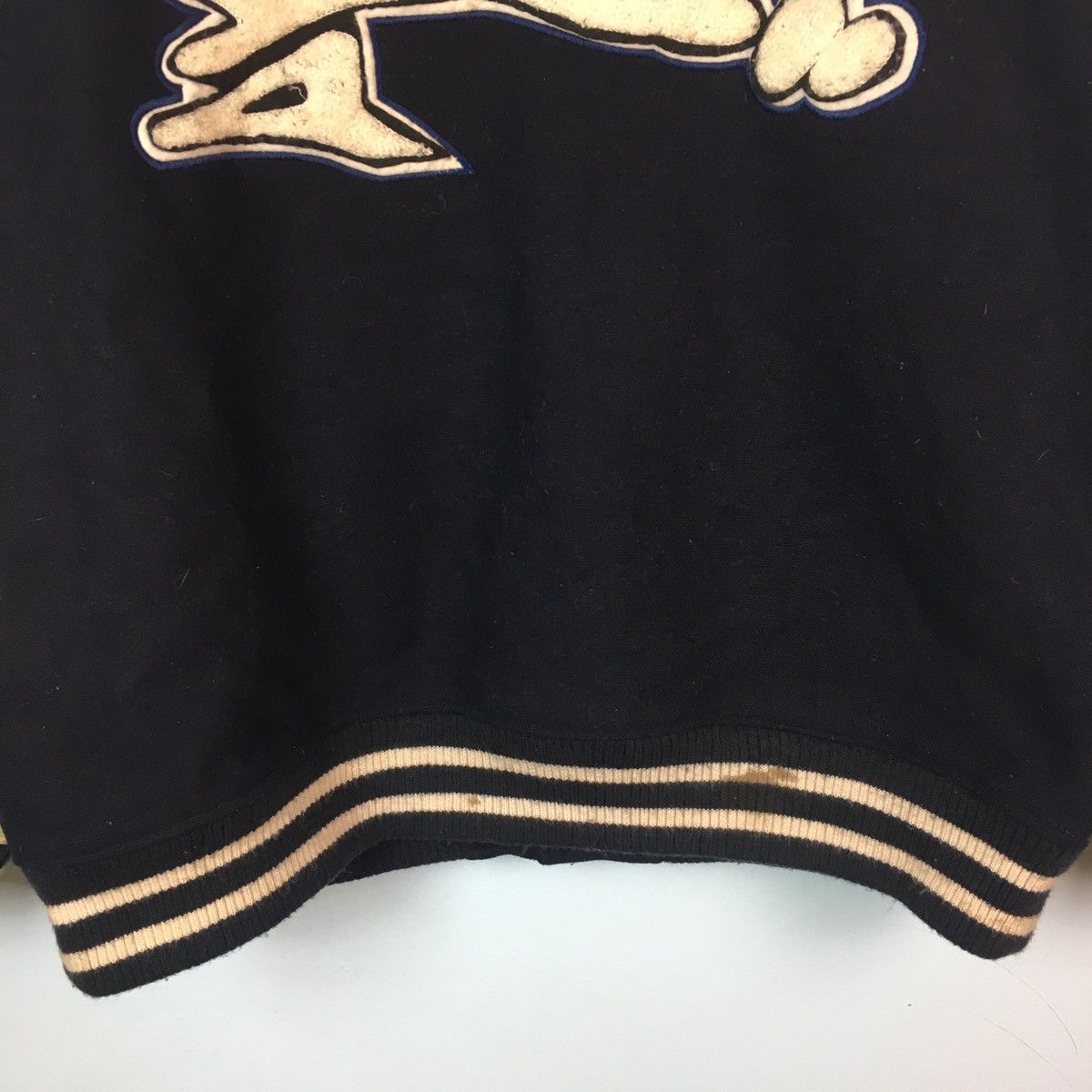 Japanese Brand CONART CREW EMBOSSED GRAFFITI WOOL VARSITY Size US XL / EU 56 / 4 - 9 Thumbnail