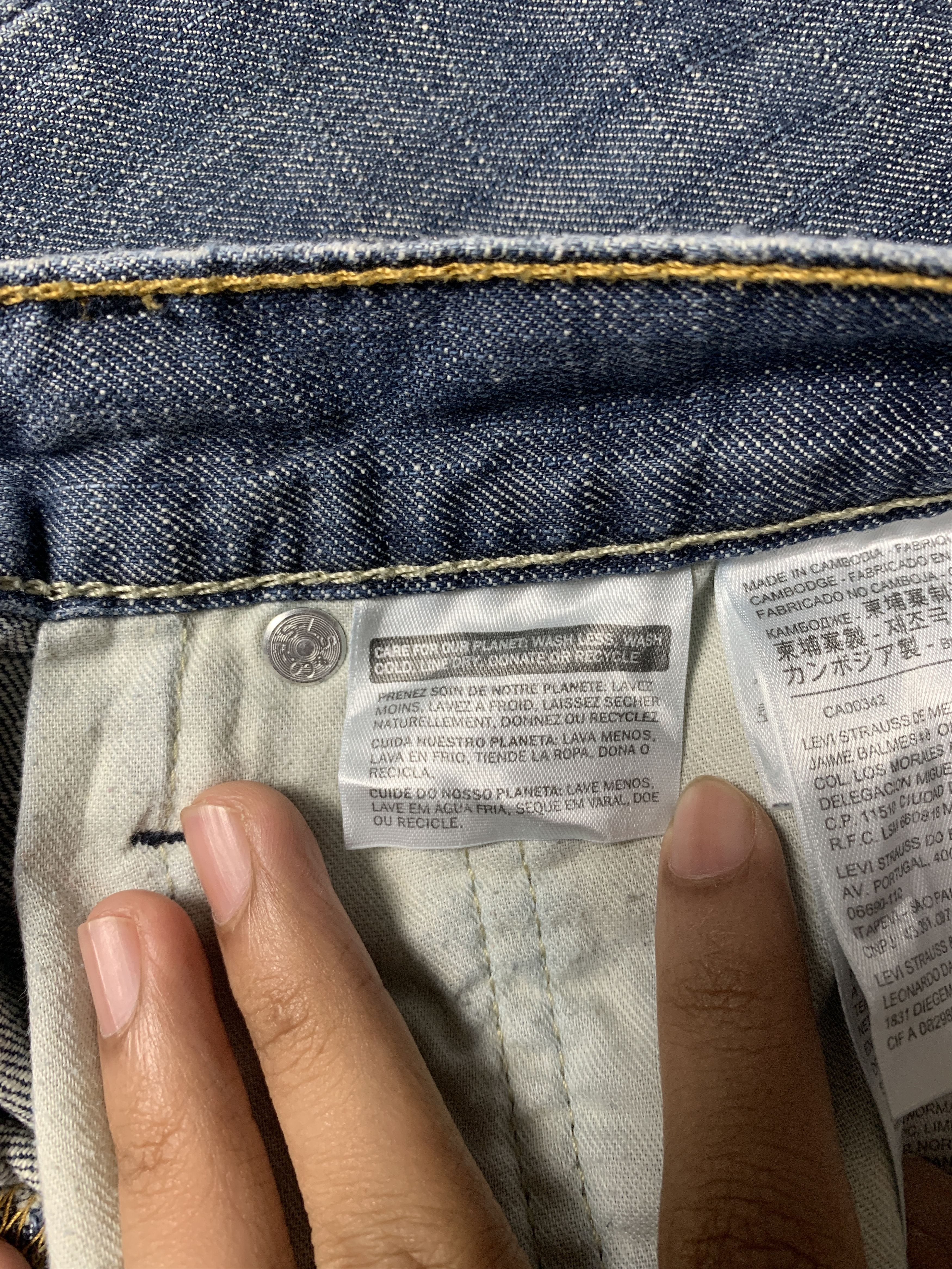 Levi's × Vintage Vintage LEVI'S 569 Distressed Faded Mid Wash Jeans Size US 36 / EU 52 - 11 Thumbnail